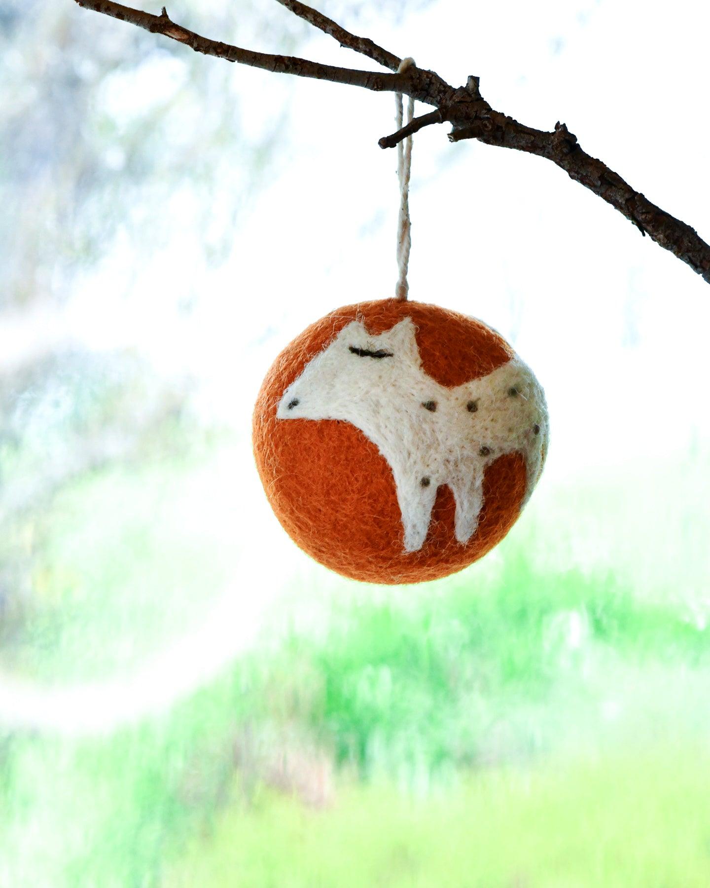 Felt Christmas Bauble Ornament - Deer - Tara Treasures