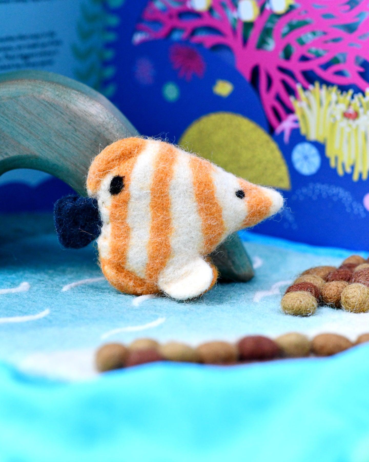 Felt Butterfly Fish Toy (Coral Reef Fish) - Tara Treasures
