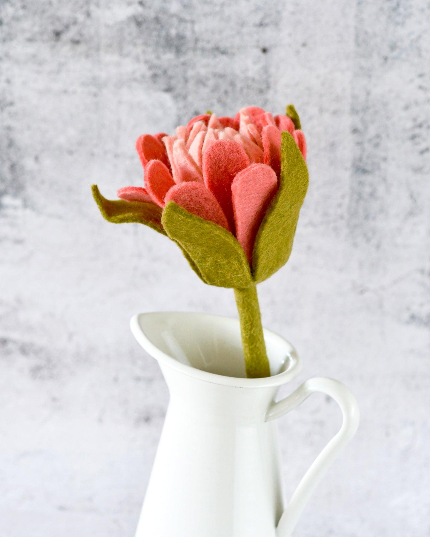 Felt Protea Flower - Tara Treasures