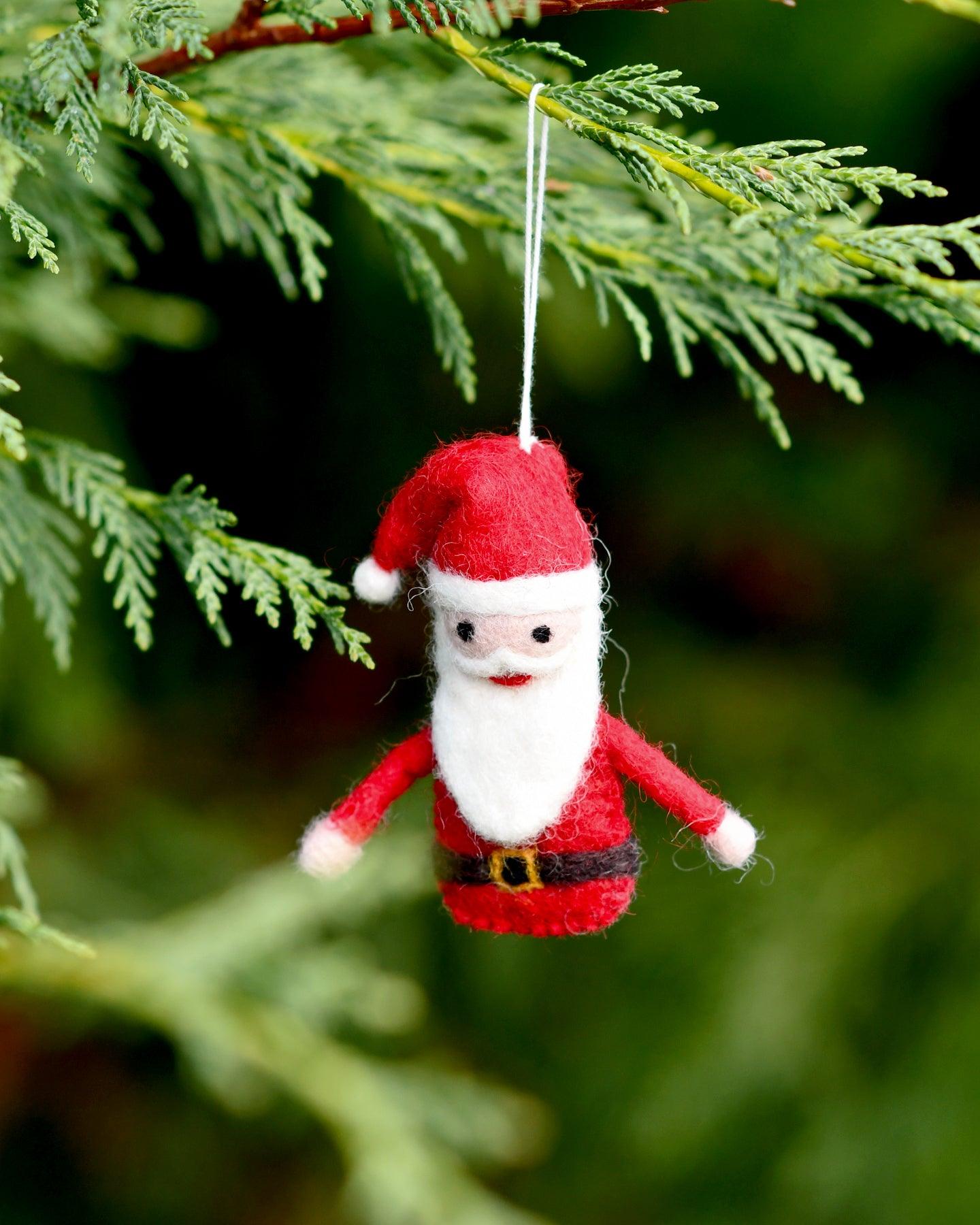 Felt Santa Claus Ornament - Tara Treasures