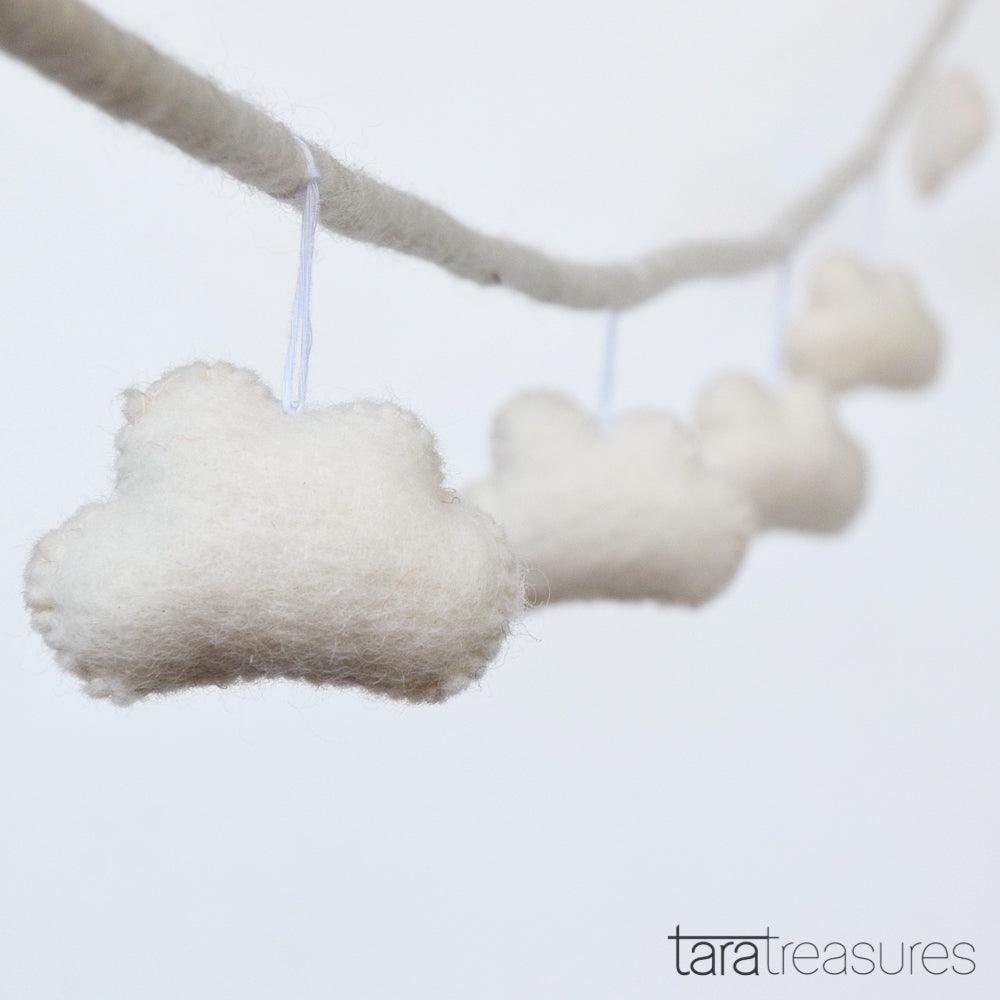 Cloud Garland - White - Tara Treasures