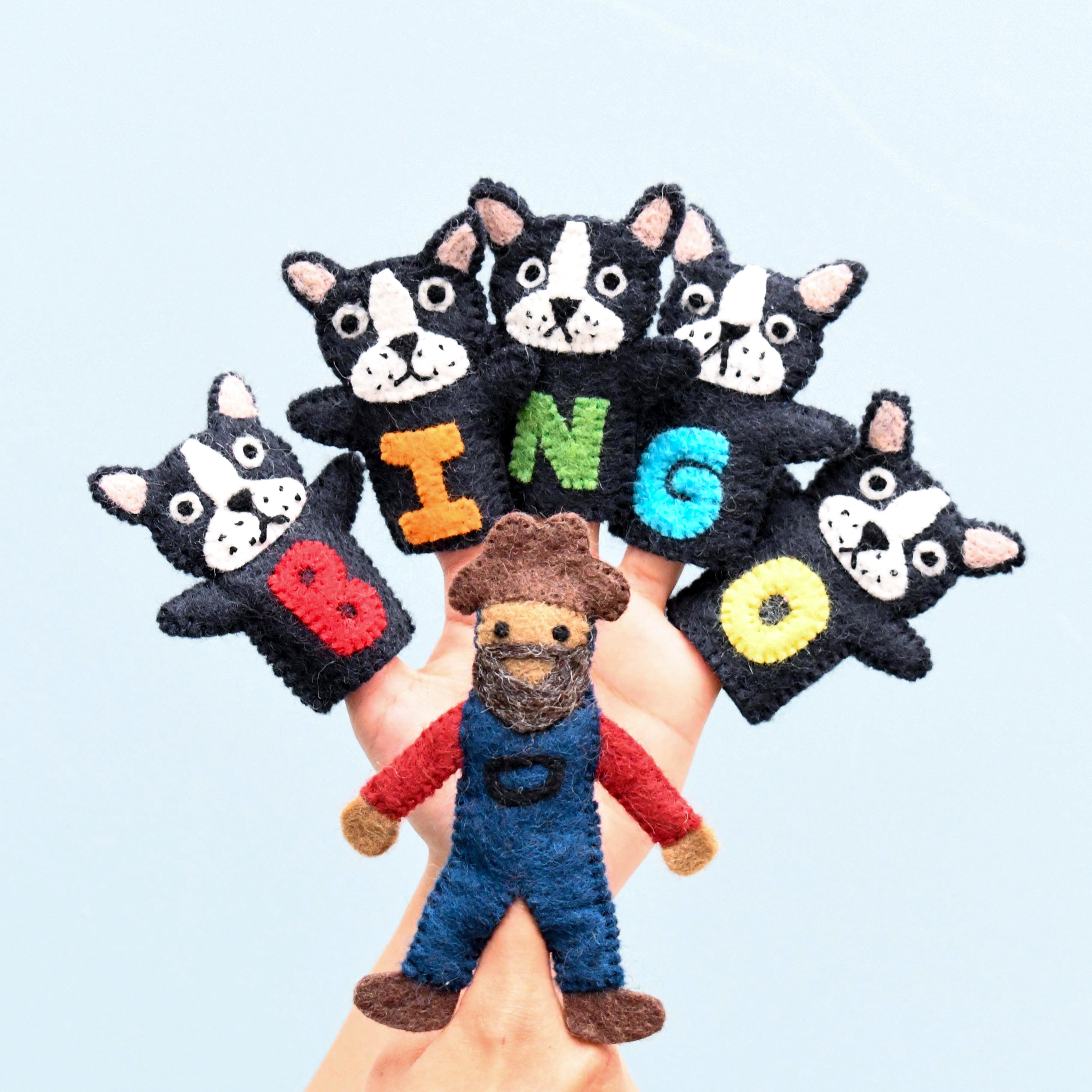 BINGO Finger Puppet Set - Tara Treasures