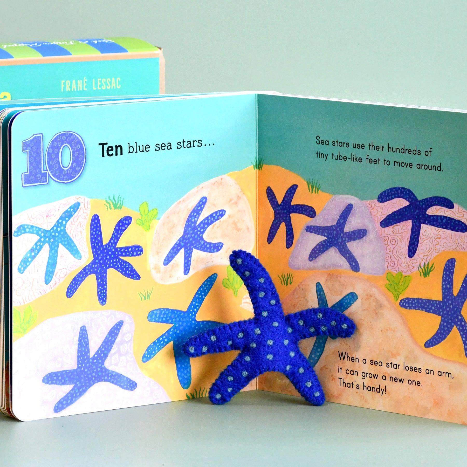 Australia Under the Sea 1, 2, 3 by Frané Lessac - Book and Finger ...