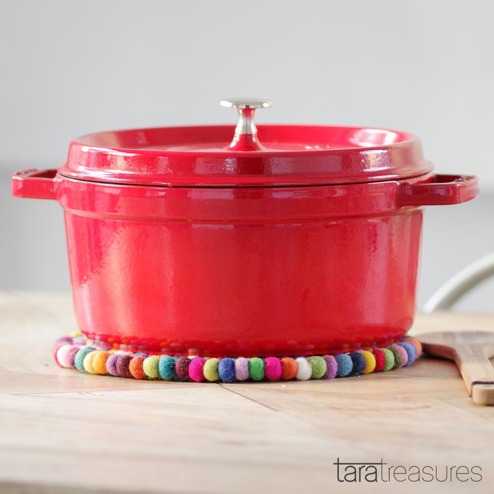 Pot Trivet - Colourful 25cm - Tara Treasures