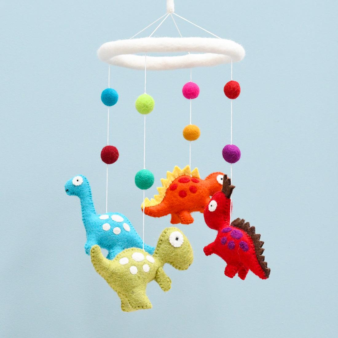 Nursery Cot Mobile - Dinosaurs - Tara Treasures
