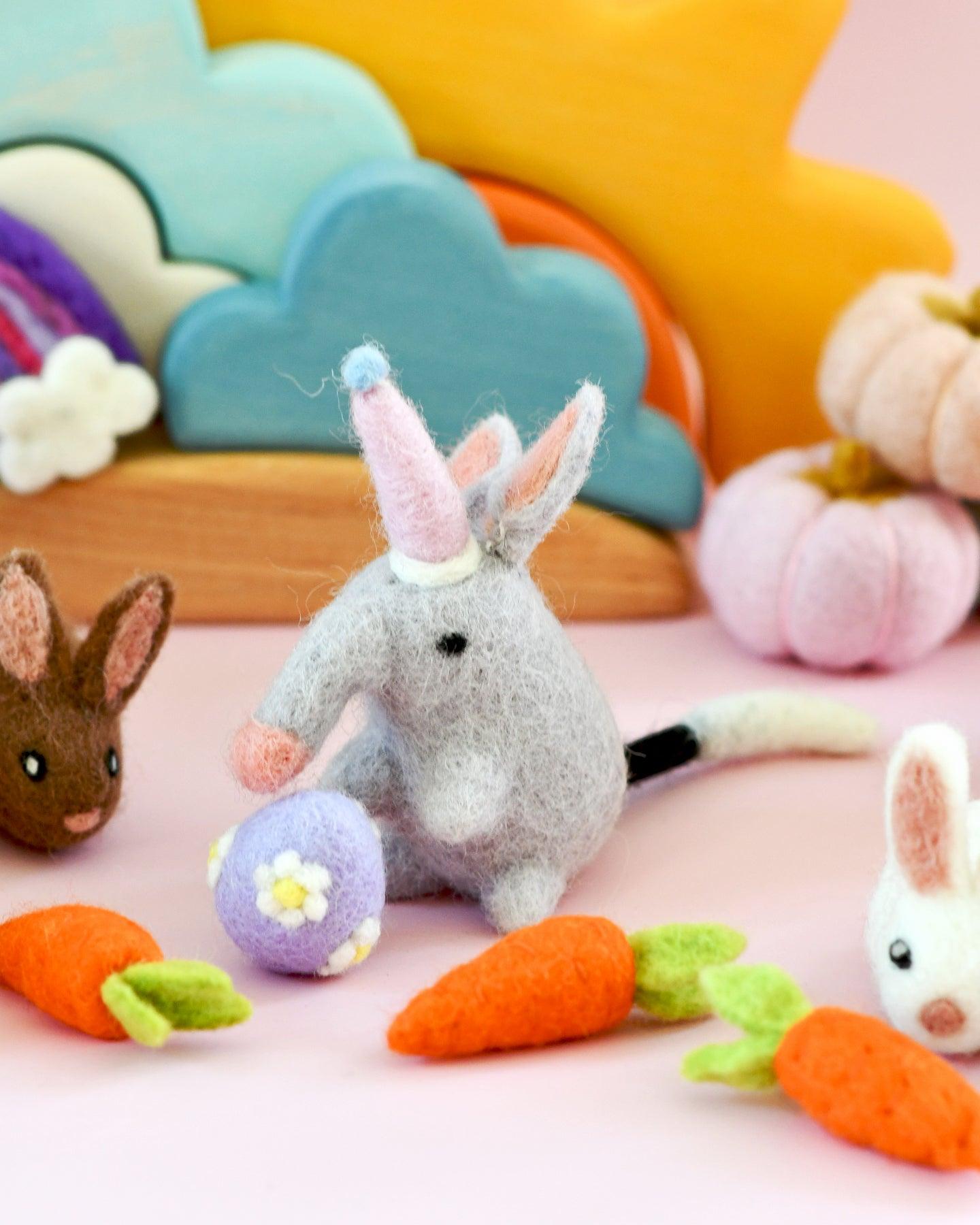 Felt Easter Party Bilby Toy - Tara Treasures
