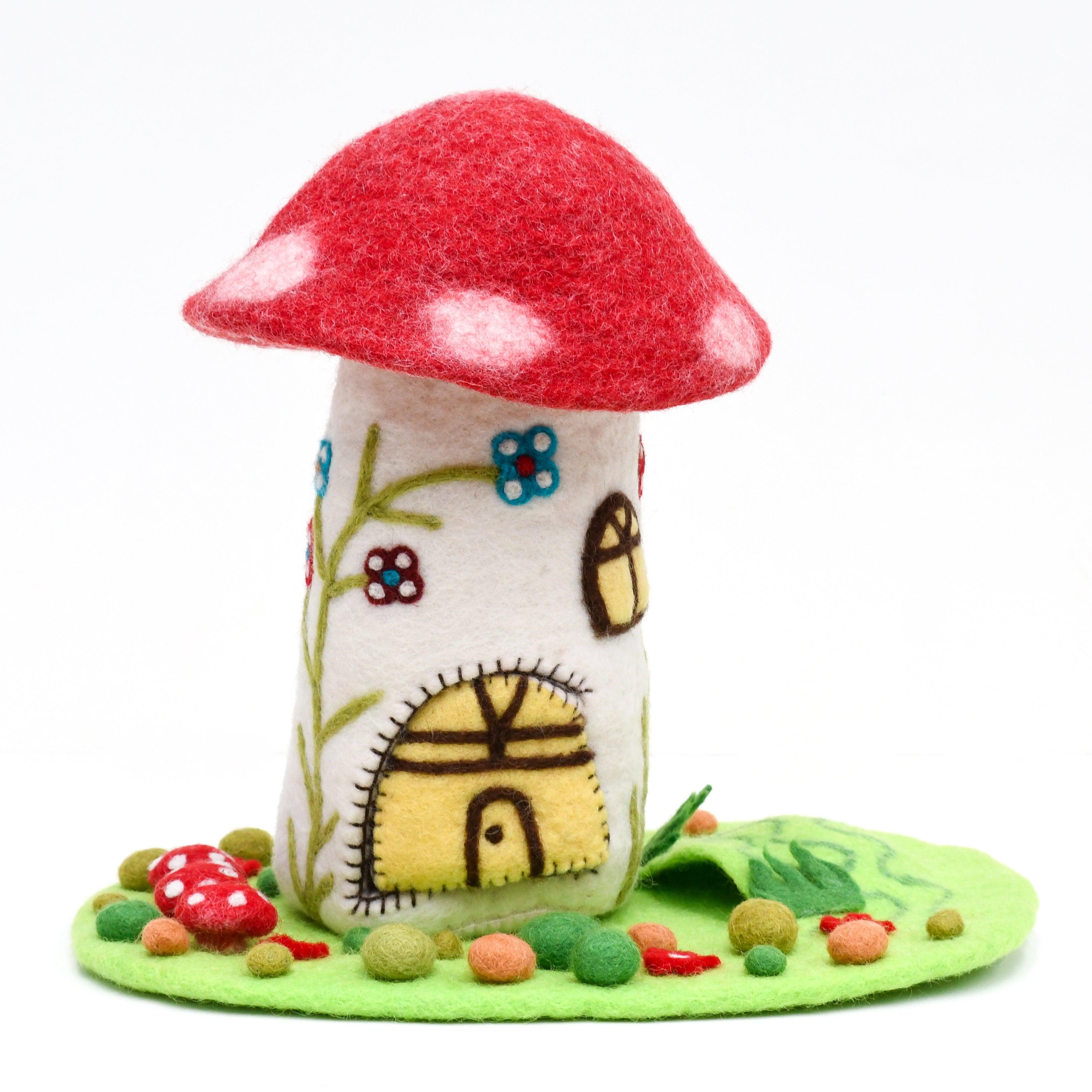 Fairy Toadstool Garden Play Mat Playscape - Tara Treasures