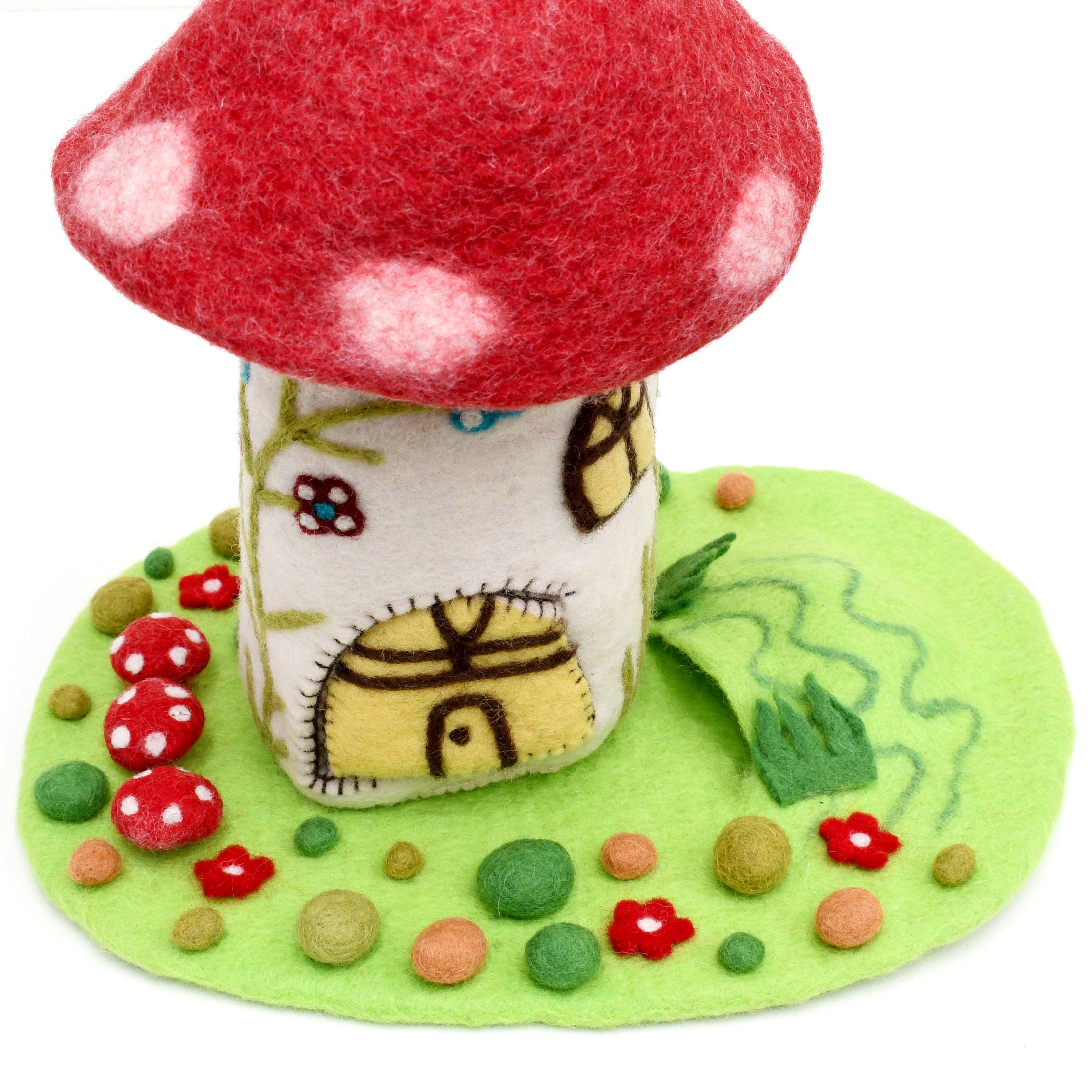 Fairy Toadstool Garden Play Mat Playscape - Tara Treasures
