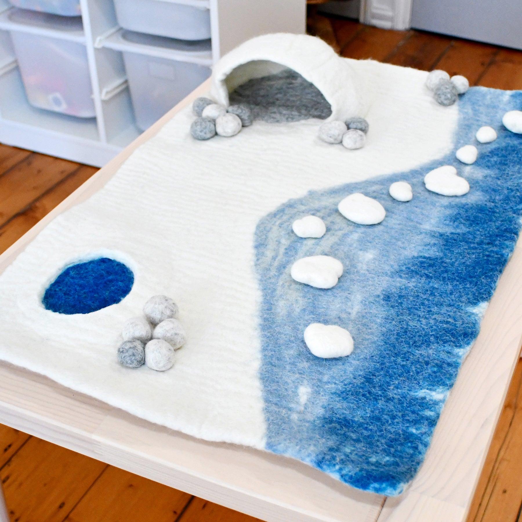 Large Arctic Antarctic Polar Play Mat Playscape - Tara Treasures