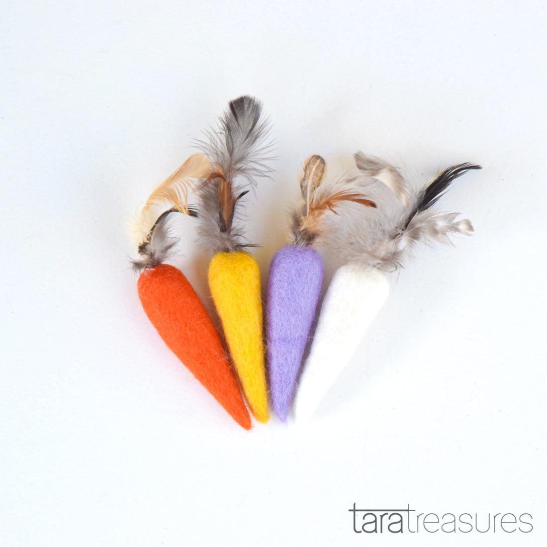 Cat Feather Carrots - Tara Treasures