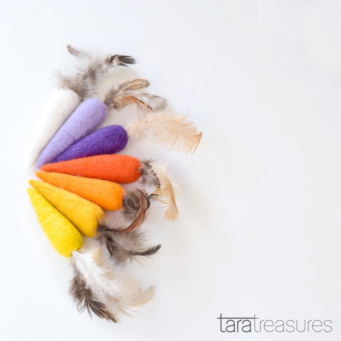 Cat Feather Carrots - Tara Treasures