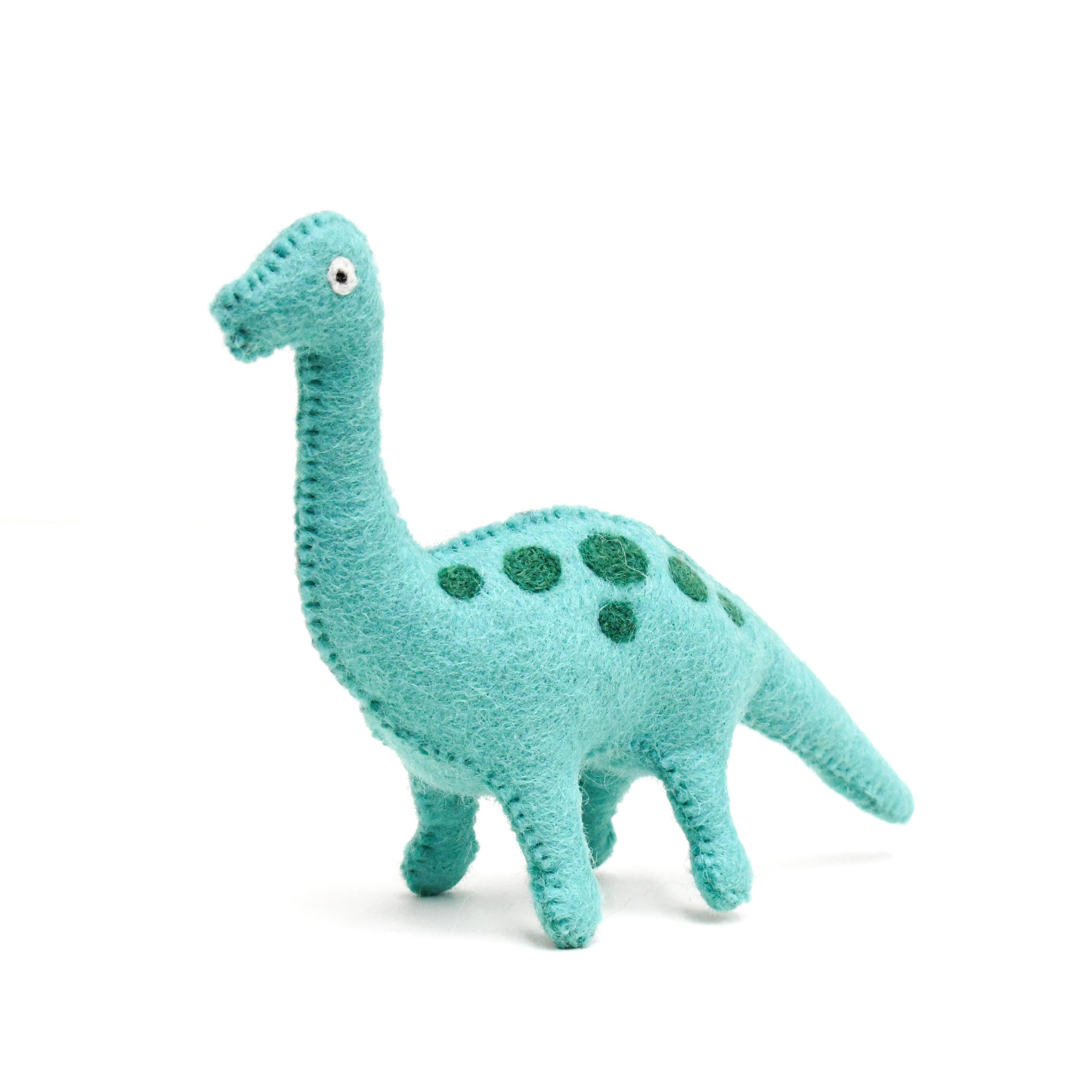 Felt Brachiosaurus Dinosaur Toy - Tara Treasures