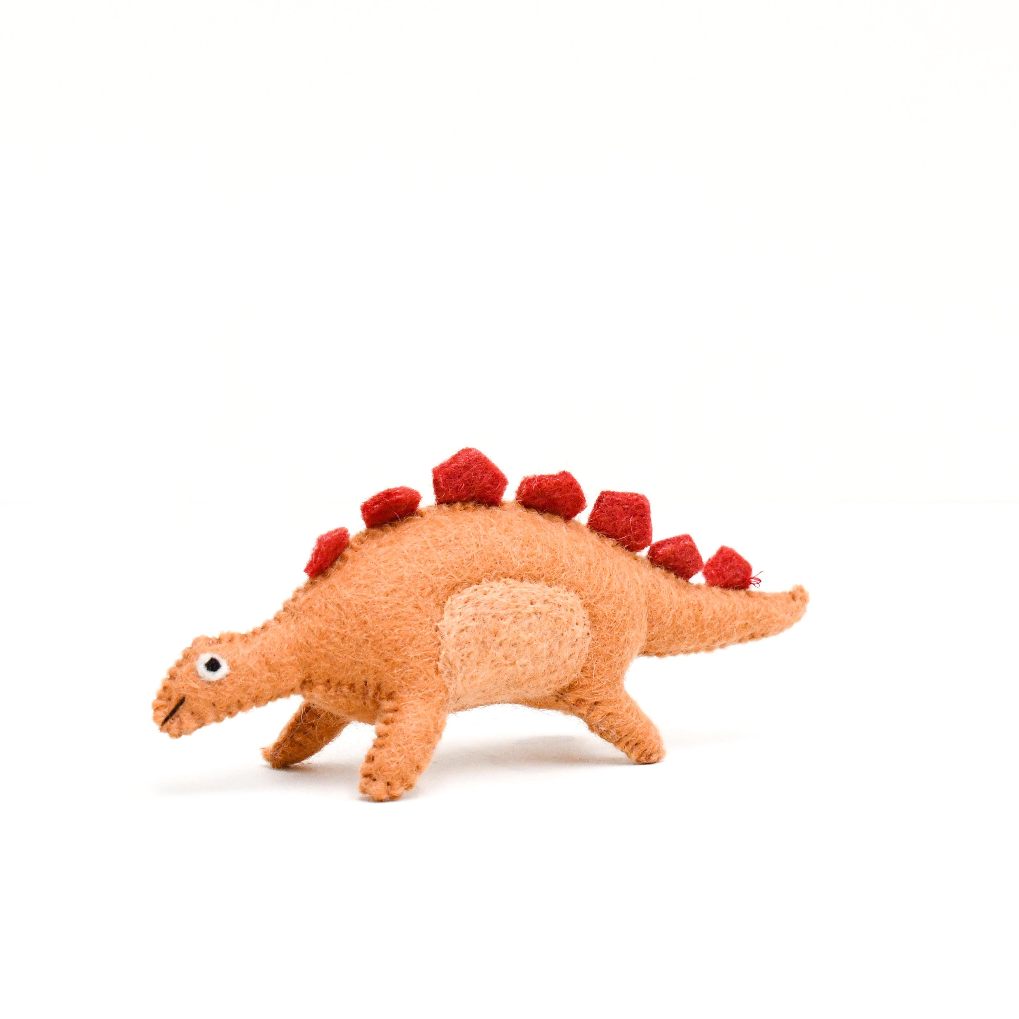 Felt Stegosaurus Dinosaur Toy - Tara Treasures