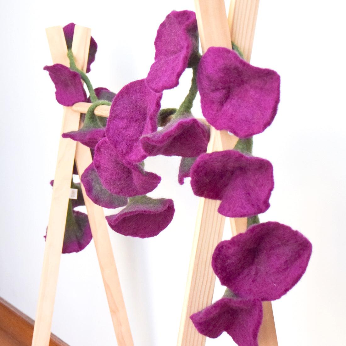 Flower Garland - Violet - Tara Treasures