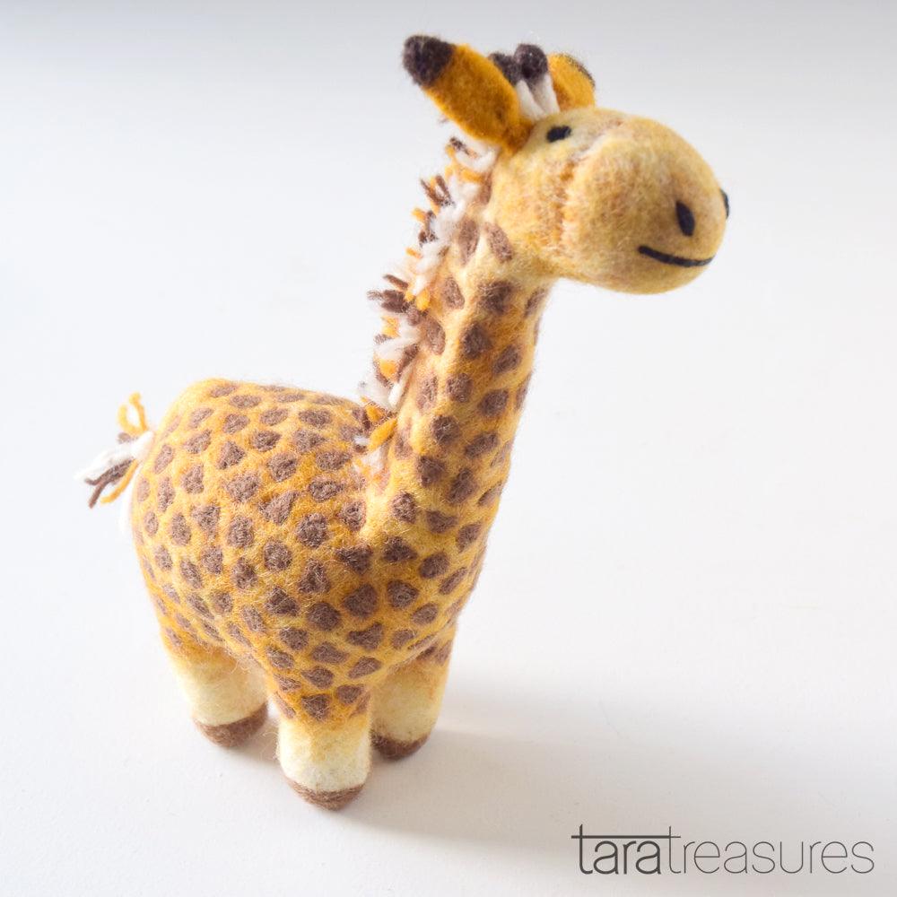 Felt Giraffe Toy - Big - Tara Treasures