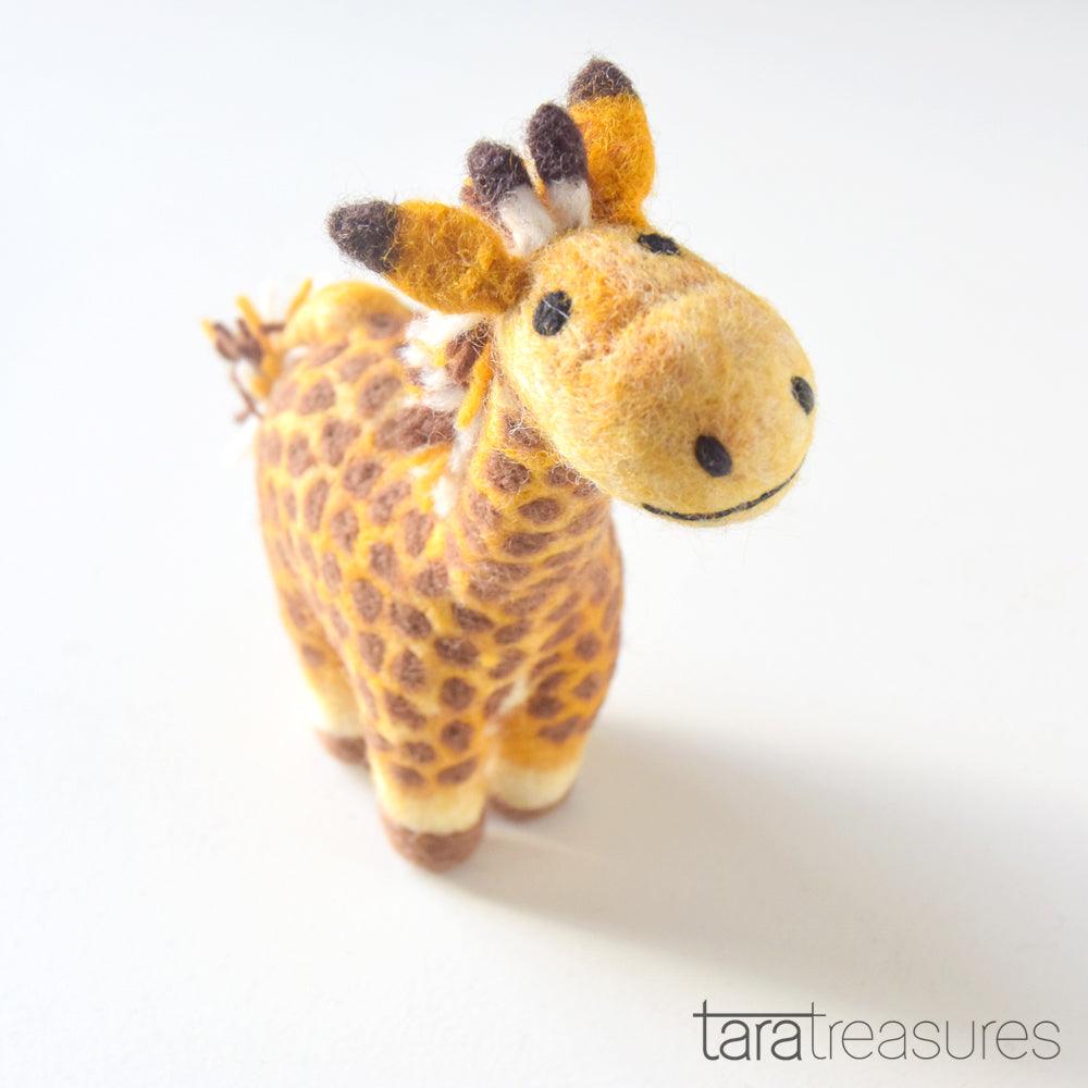 Felt Giraffe Toy - Medium - Tara Treasures