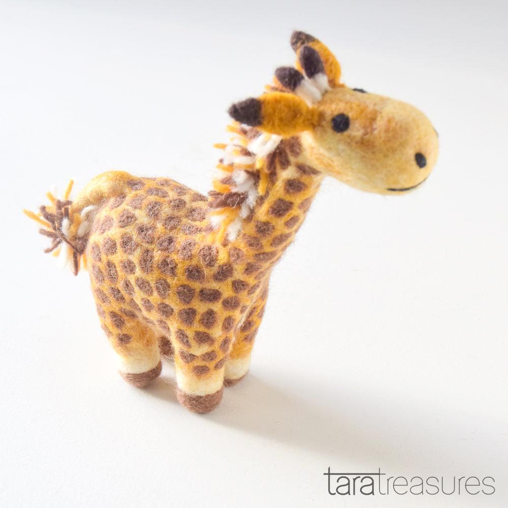 Felt Giraffe Toy - Medium - Tara Treasures