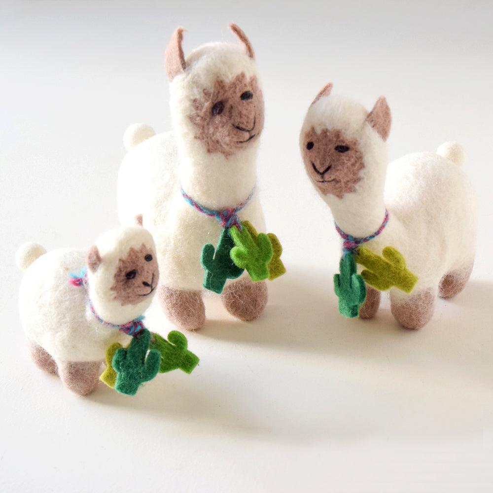 Felt Llama Toy - Small - Tara Treasures