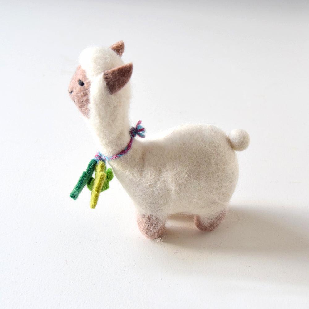 Felt Llama Toy - Medium - Tara Treasures