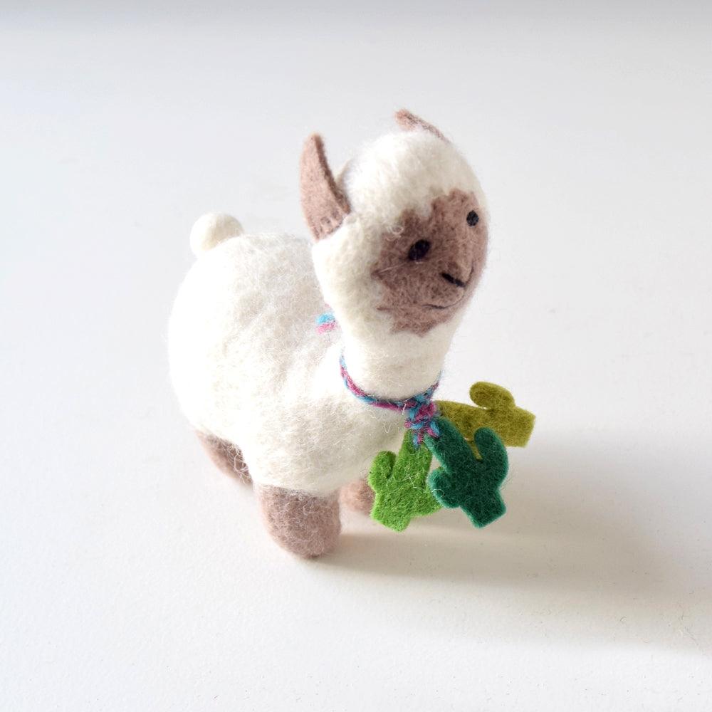 Felt Llama Toy - Medium - Tara Treasures