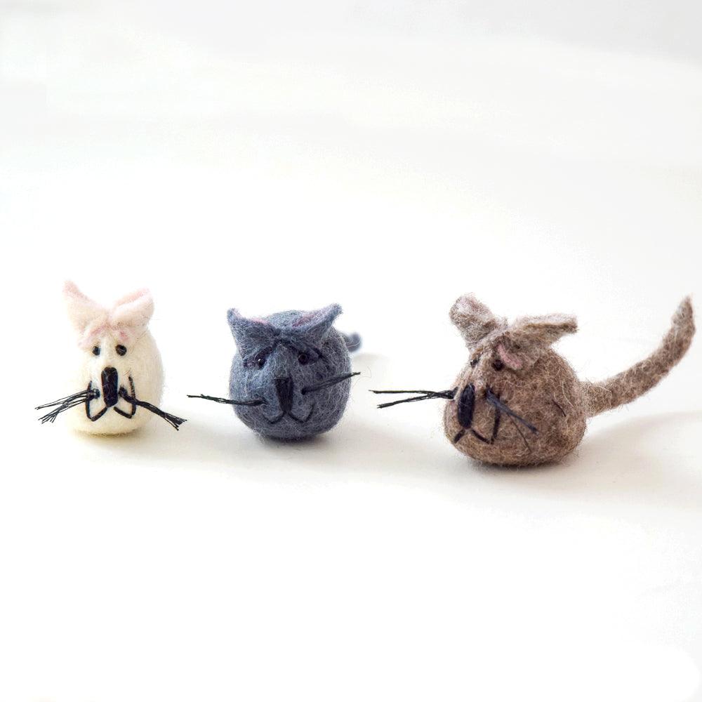 Felt Mouse Toy for Cats - Tara Treasures