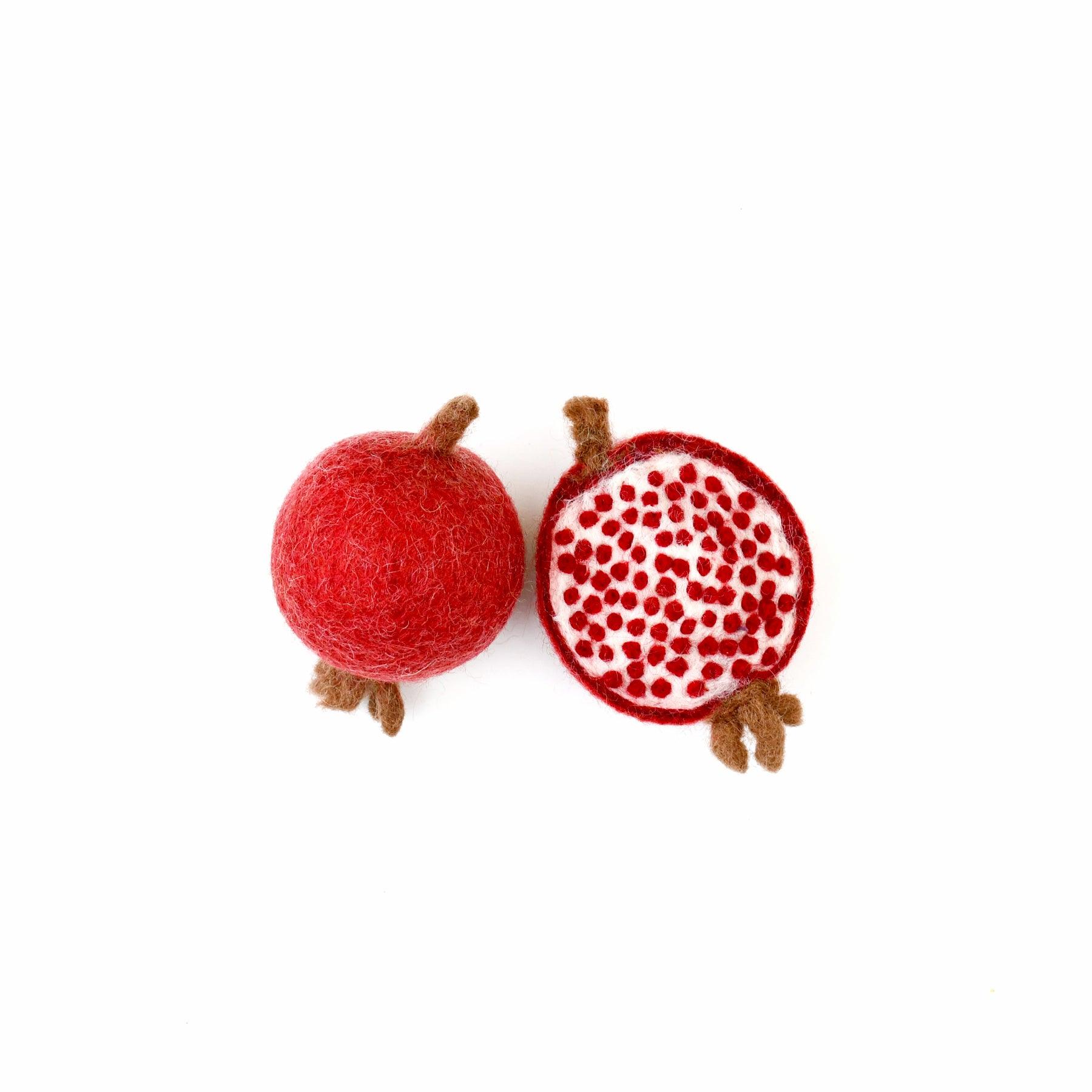 Felt Pomegranates (Set) - Tara Treasures