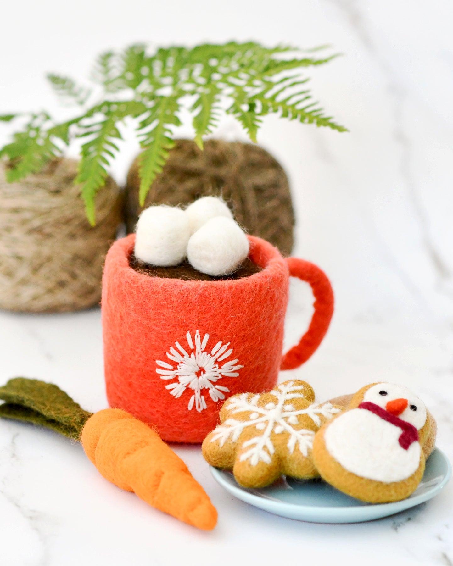 Santa's Snacks with Red Hot Chocolate Cup - Tara Treasures