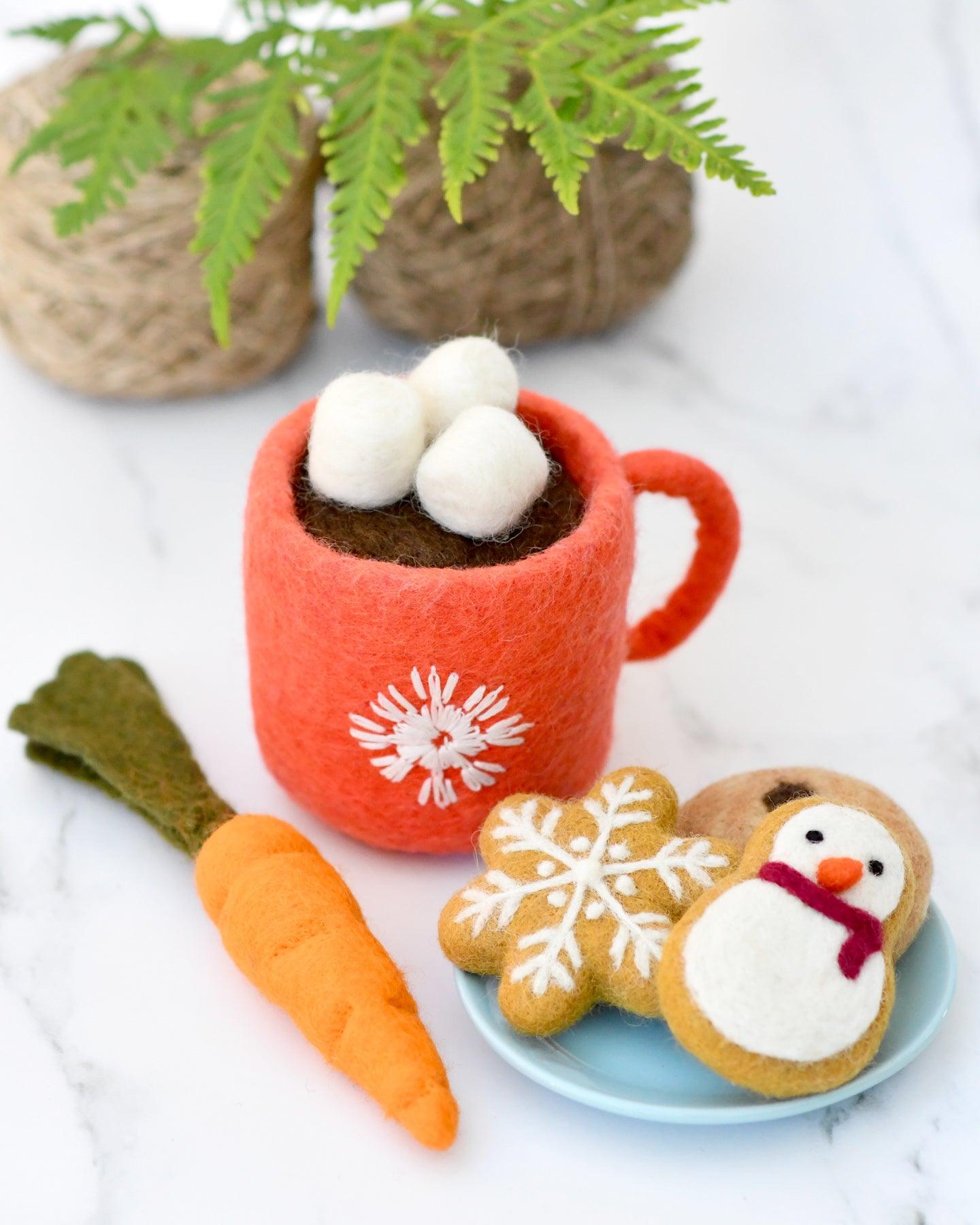 Santa's Snacks with Red Hot Chocolate Cup - Tara Treasures