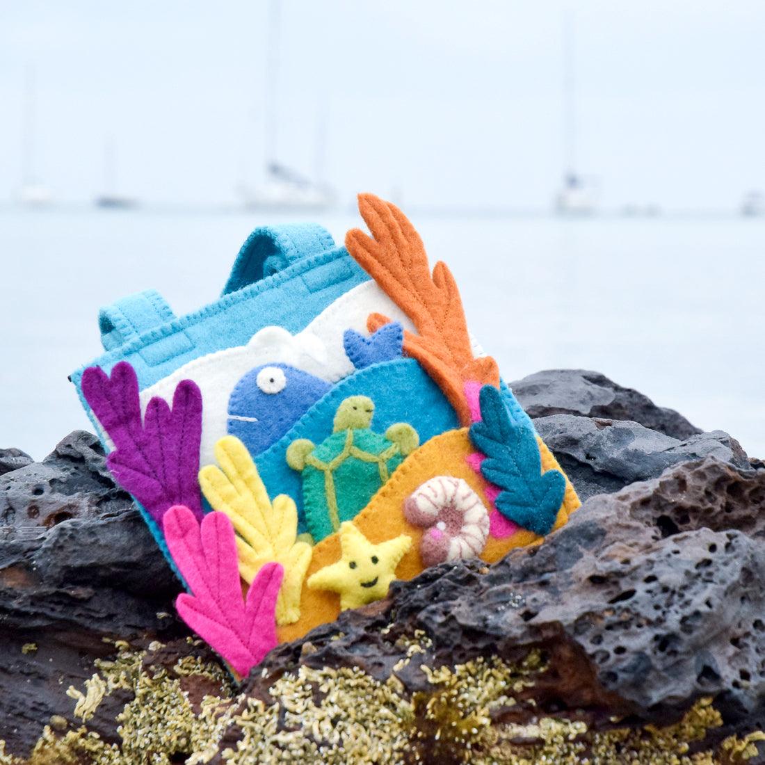 Finger Puppets - Sea Playscape Bag - Tara Treasures
