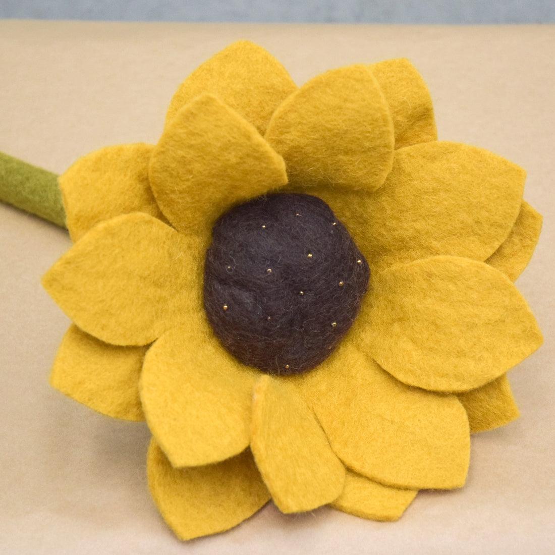 Felt Sunflower - Tara Treasures