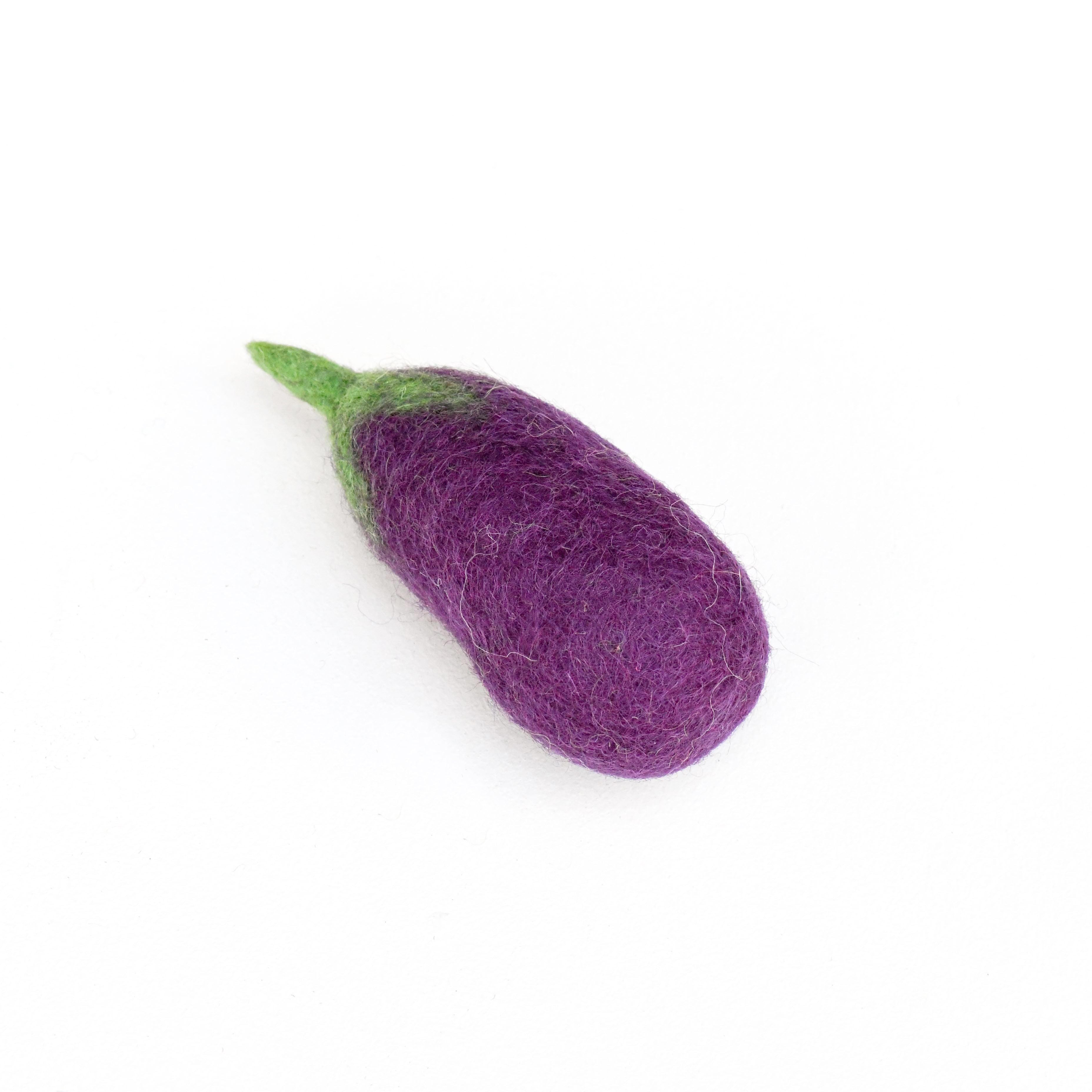 Felt Eggplant - Tara Treasures