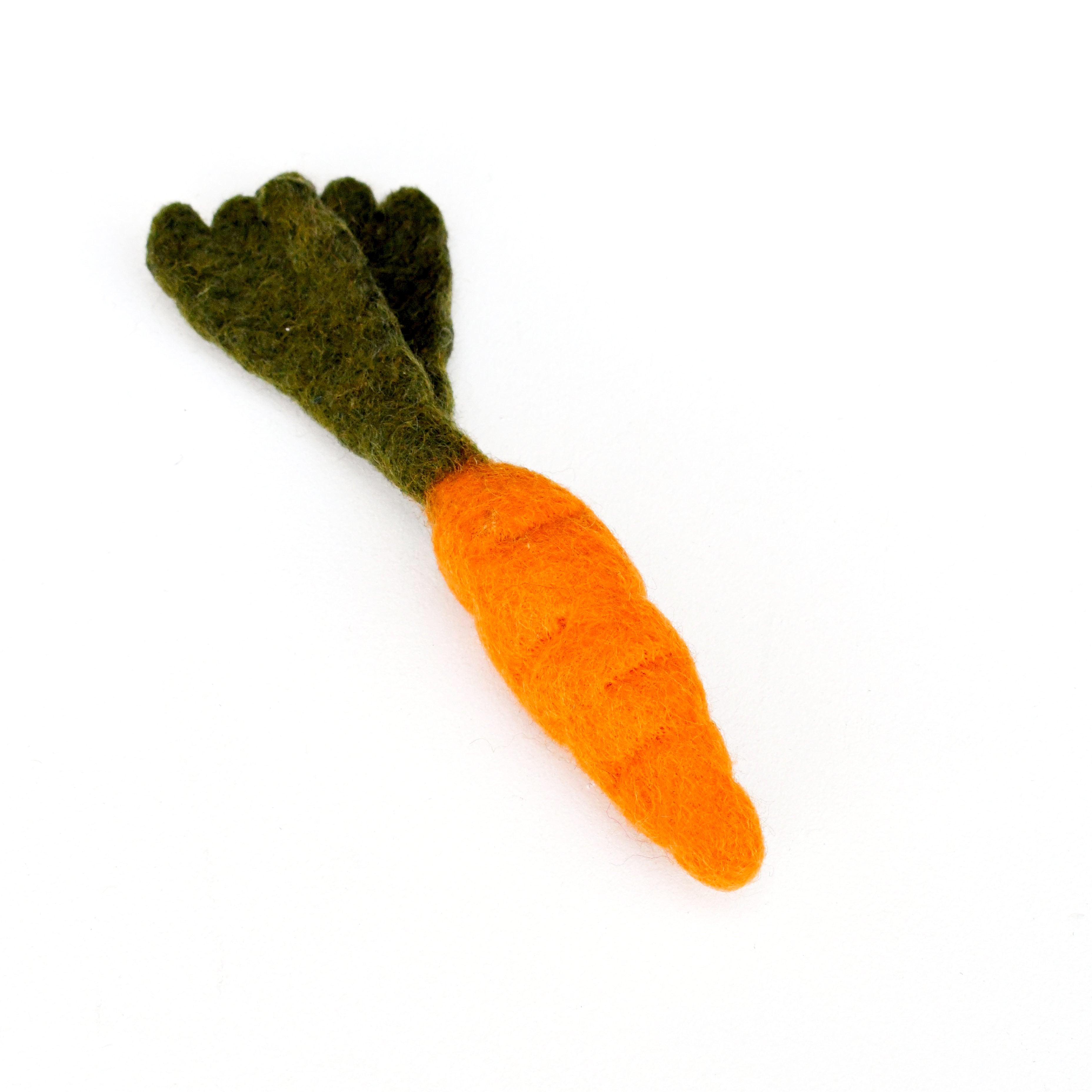 Felt Orange Carrot - Tara Treasures