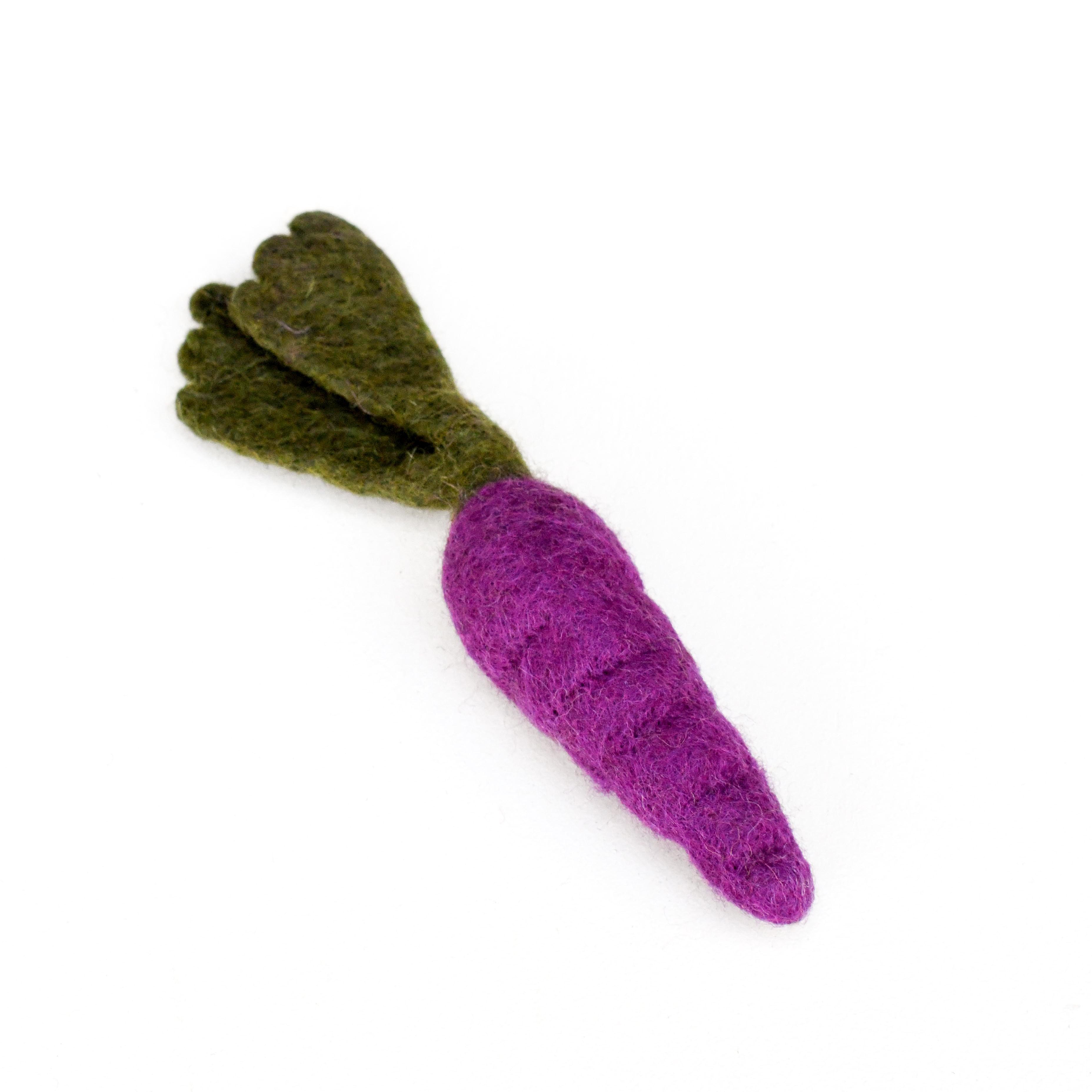 Felt Purple Carrot - Tara Treasures