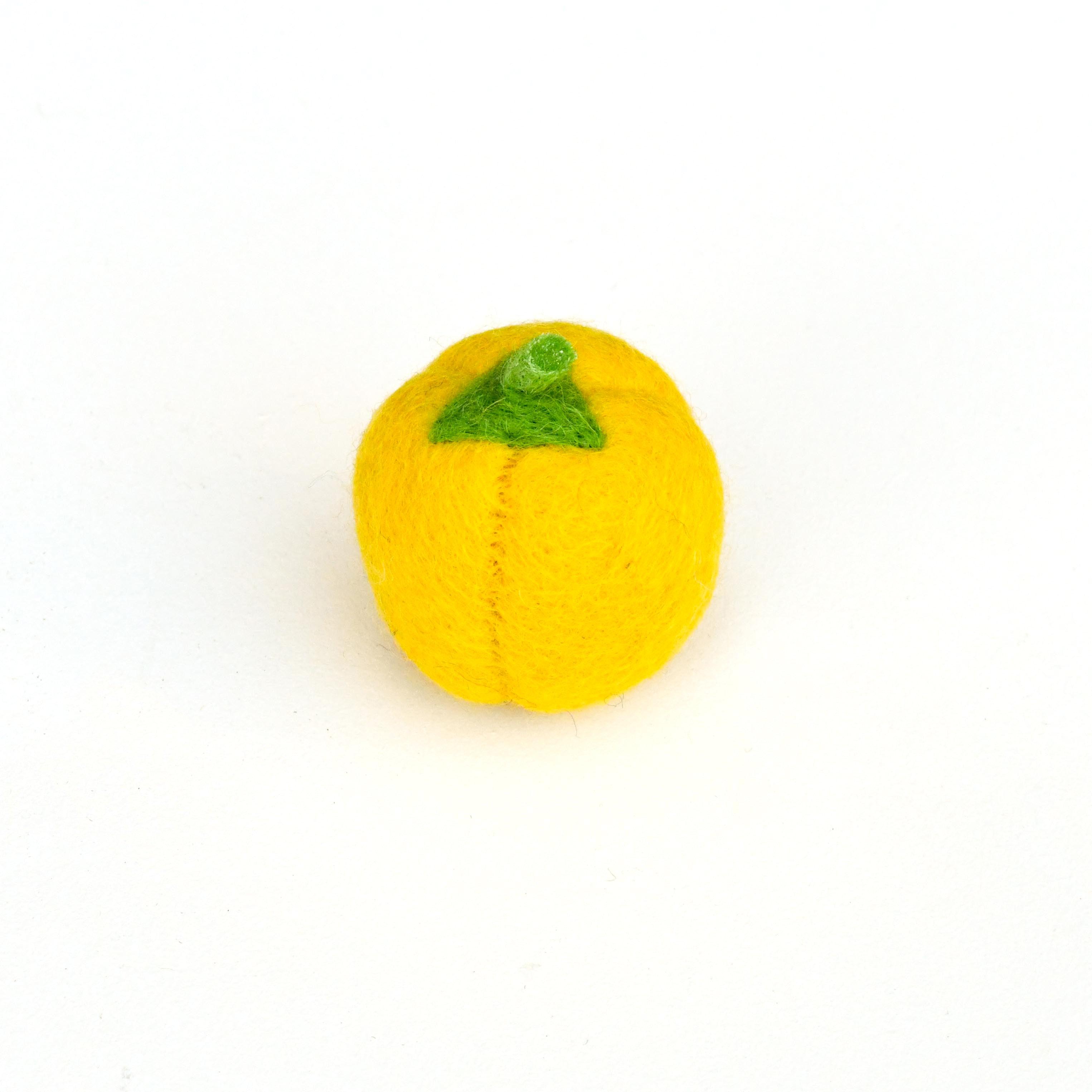 Felt Yellow Capsicum - Tara Treasures