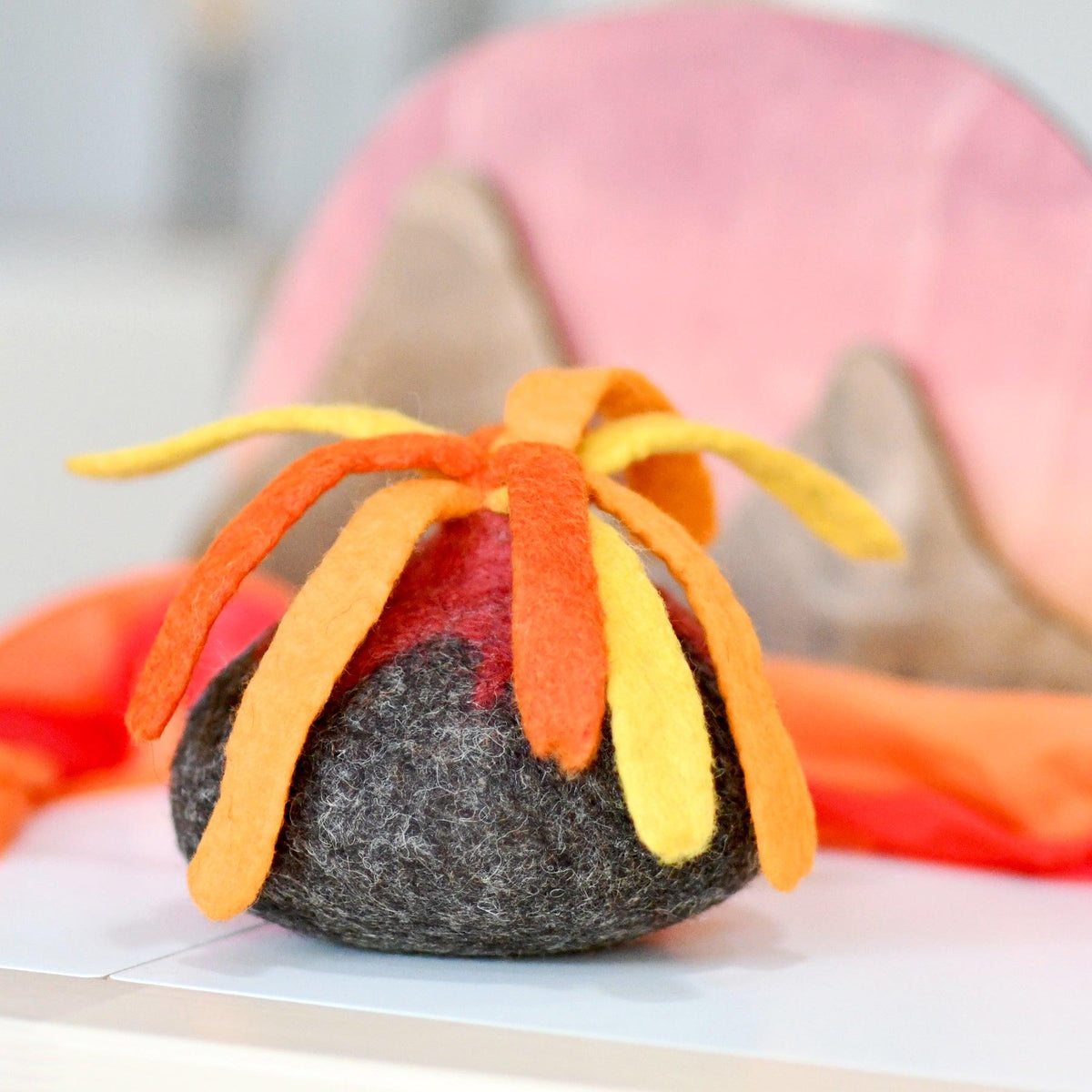Felt Volcano Toy – Tara Treasures