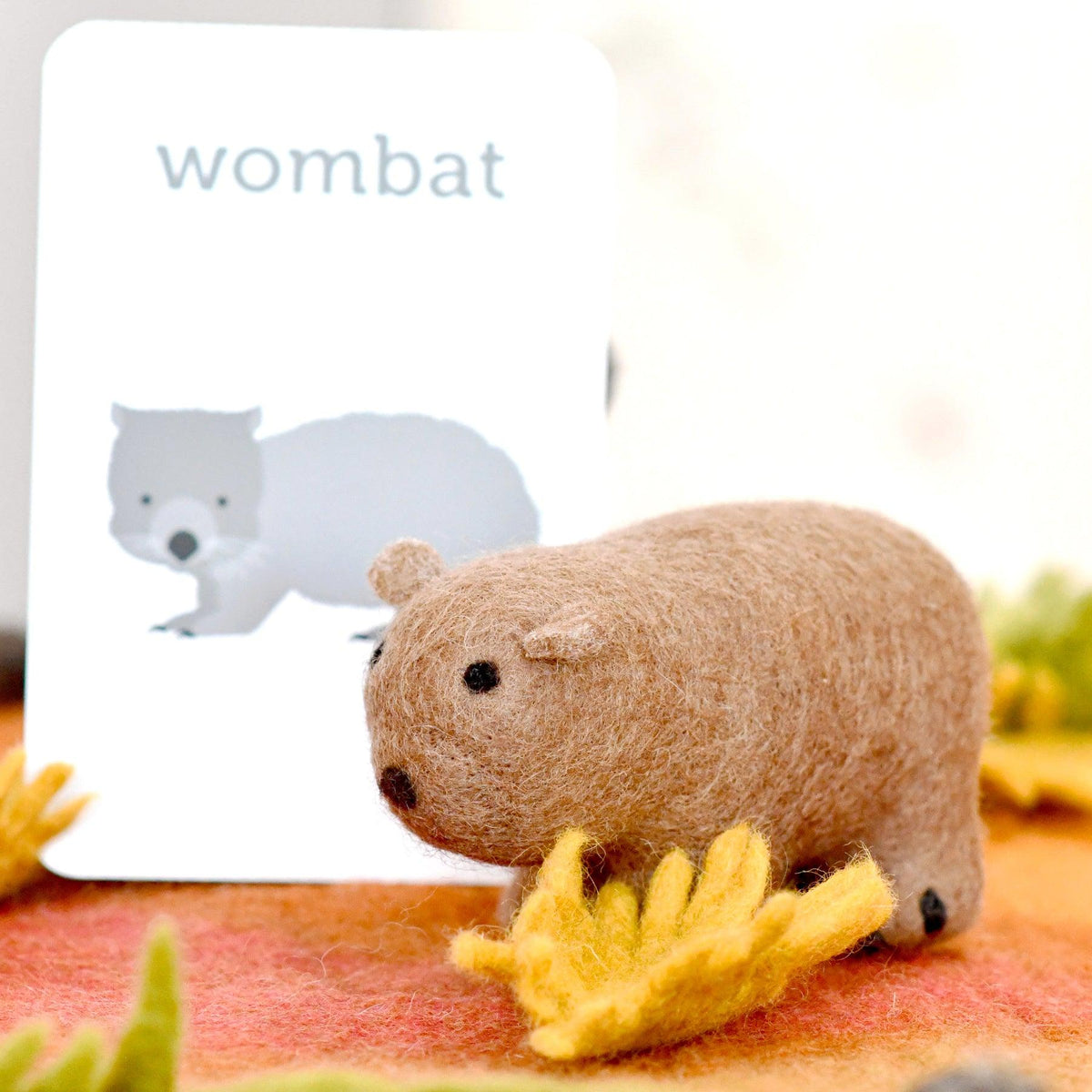 Felt Wombat Toy (Australian Animal) – Tara Treasures