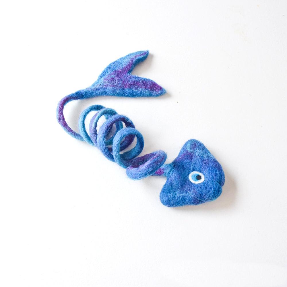 Felt Fish Toy for Cats - Tara Treasures