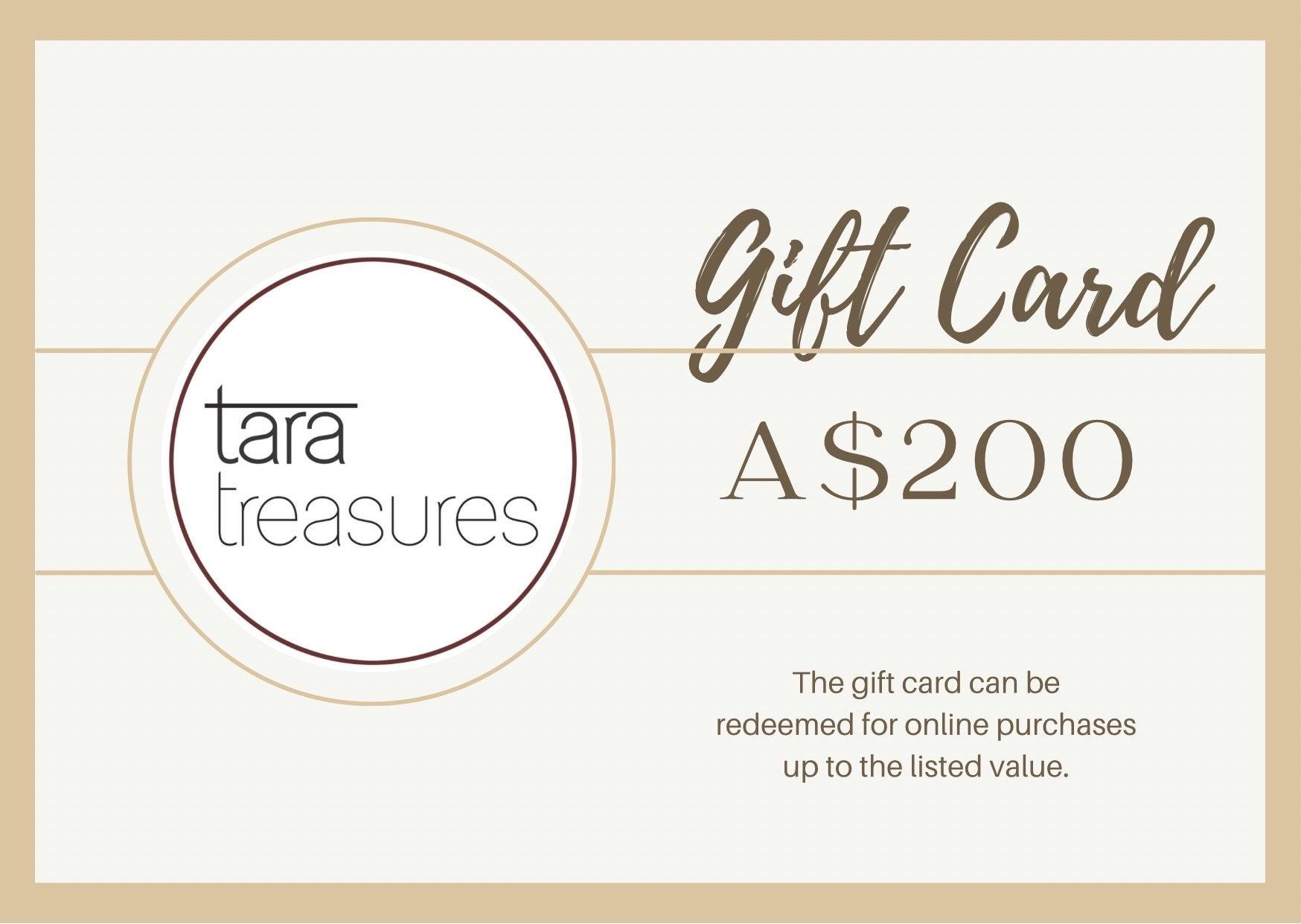 Tara Treasures Gift Card - Tara Treasures