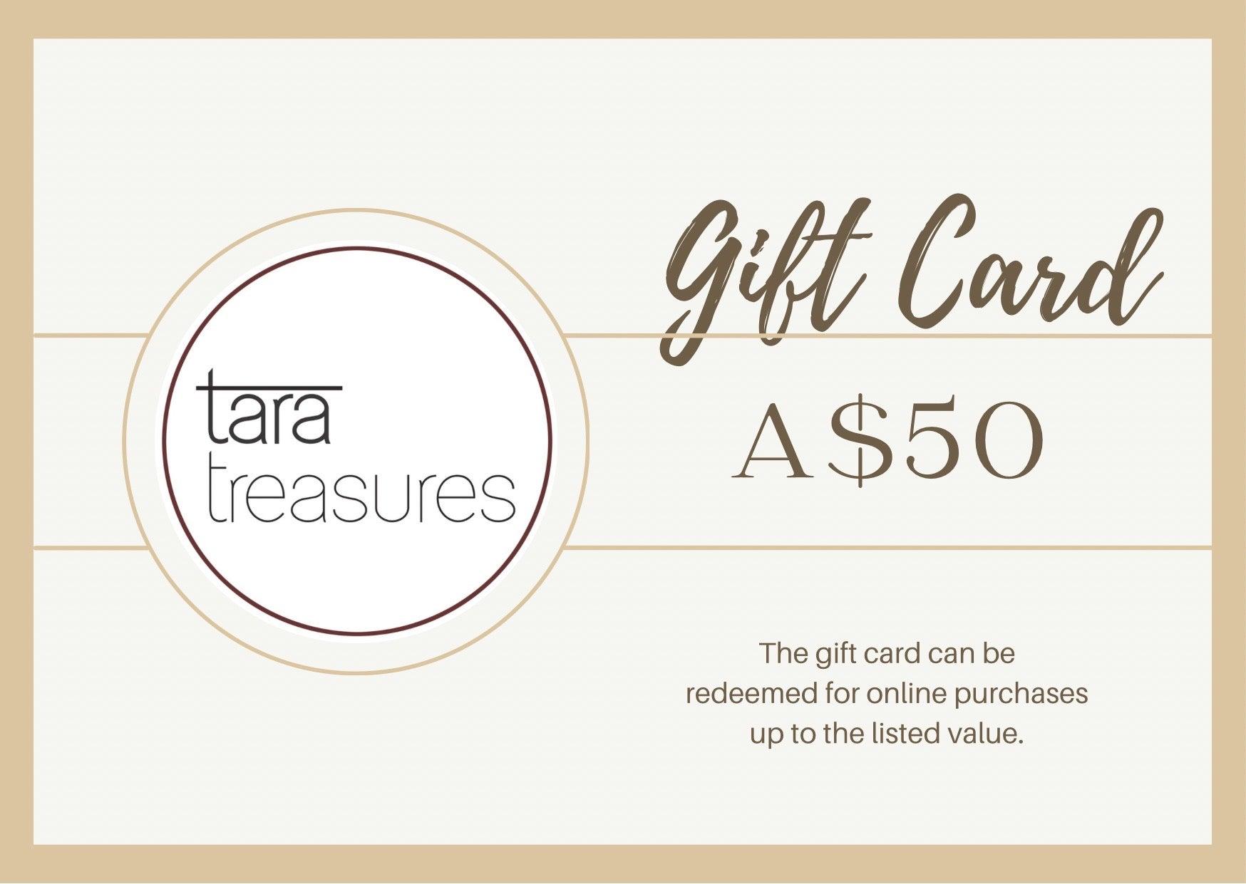 Tara Treasures Gift Card - Tara Treasures