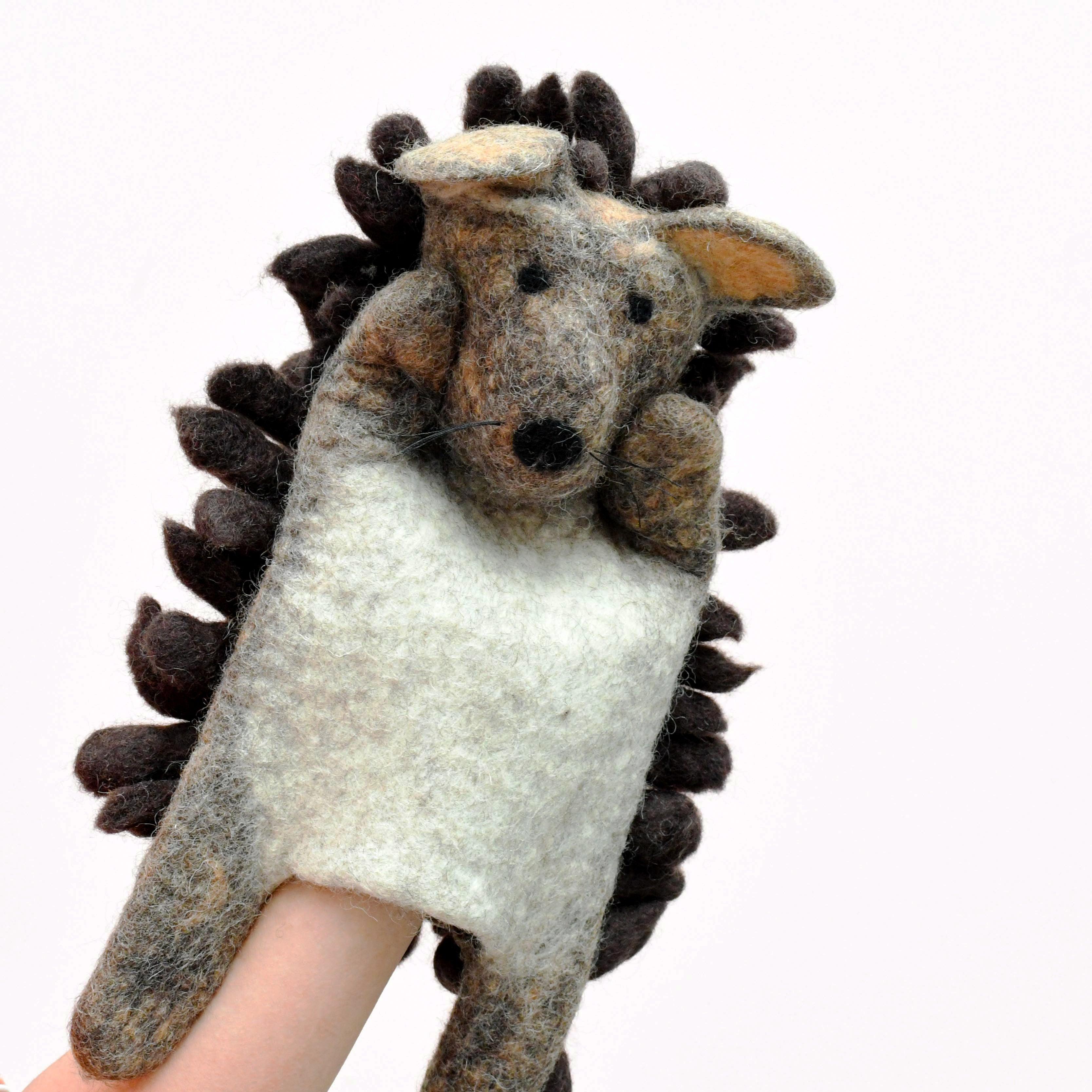 Hand Puppet - Hedgehog - Tara Treasures