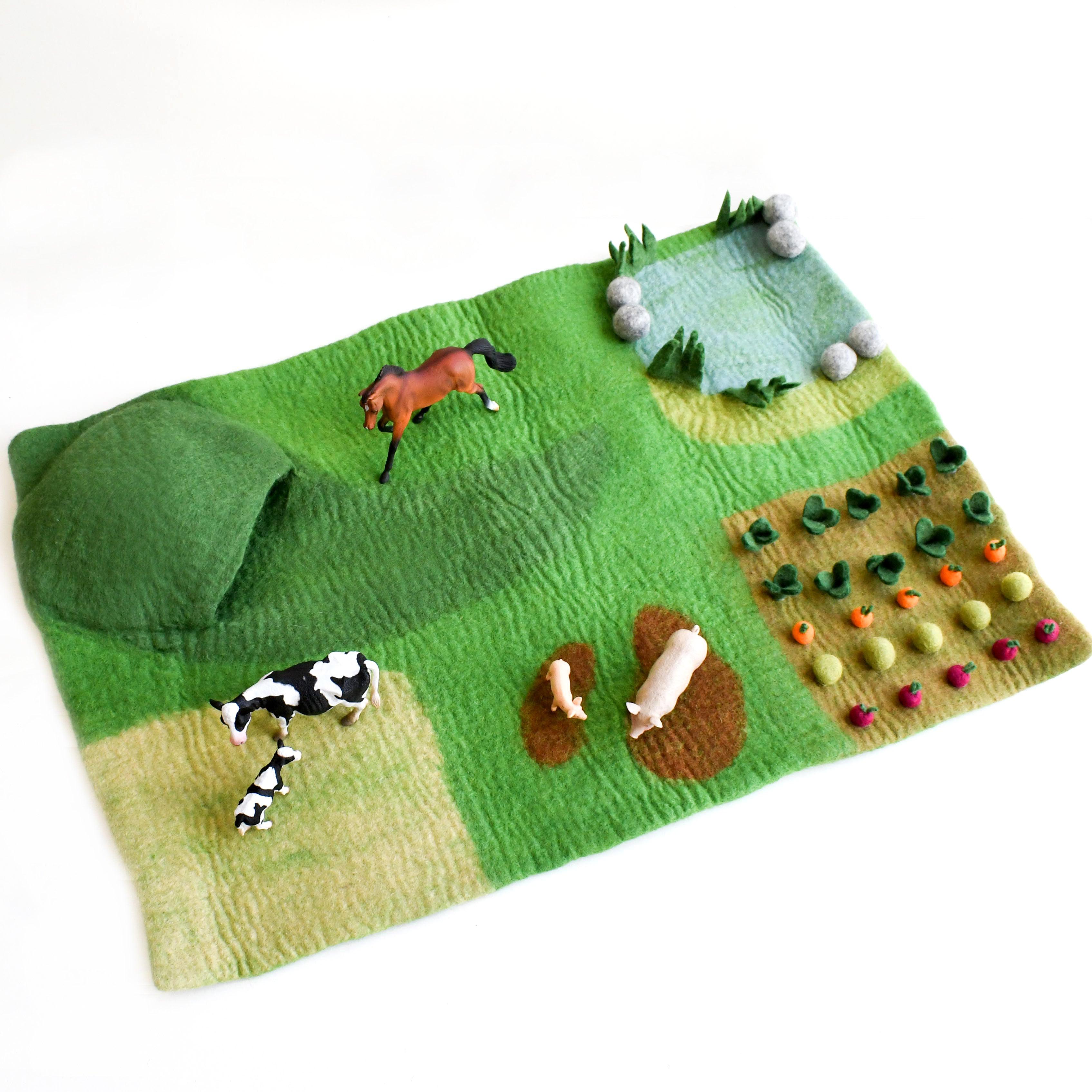 Large Farm Play Mat Playscape - Tara Treasures