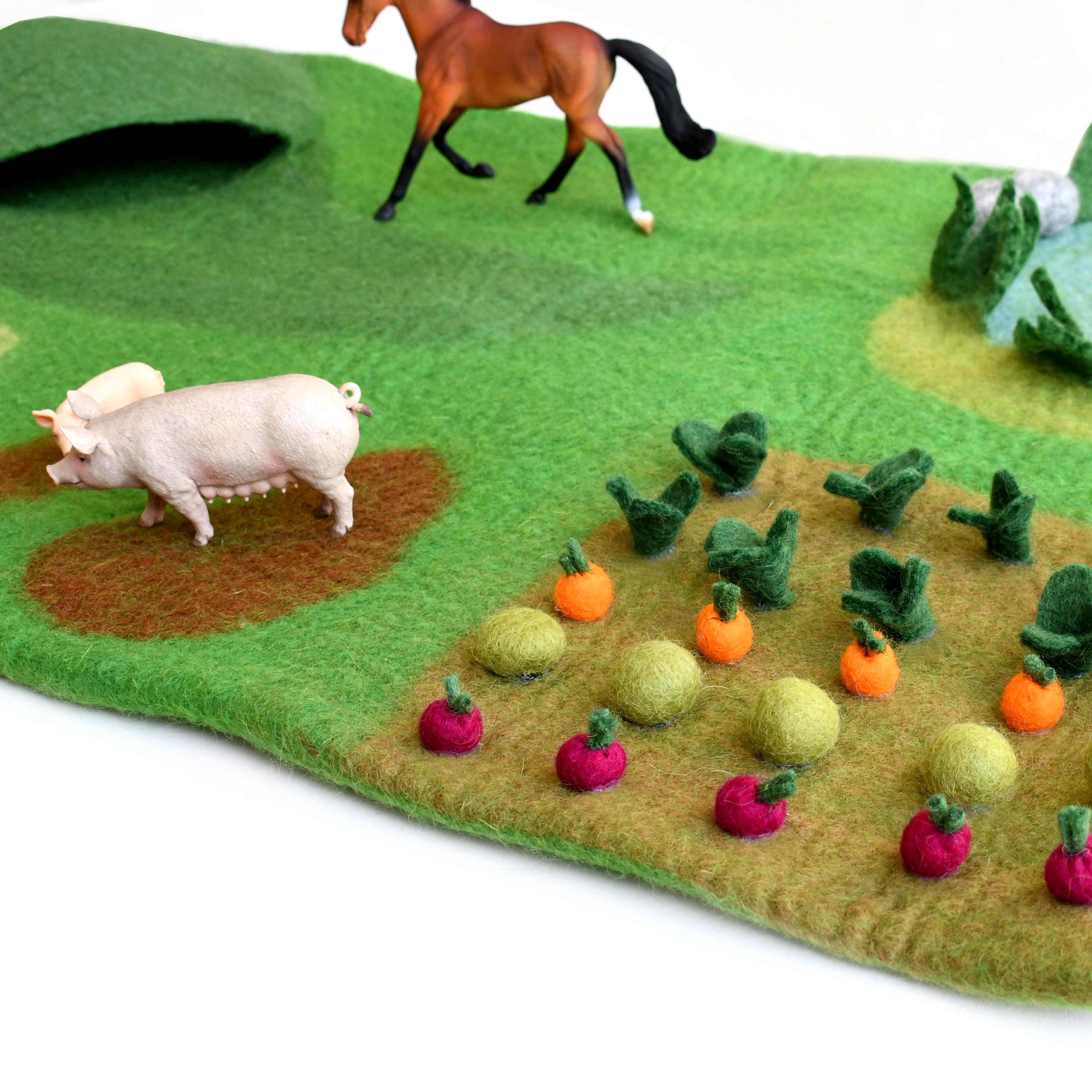 Large Farm Play Mat Playscape - Tara Treasures