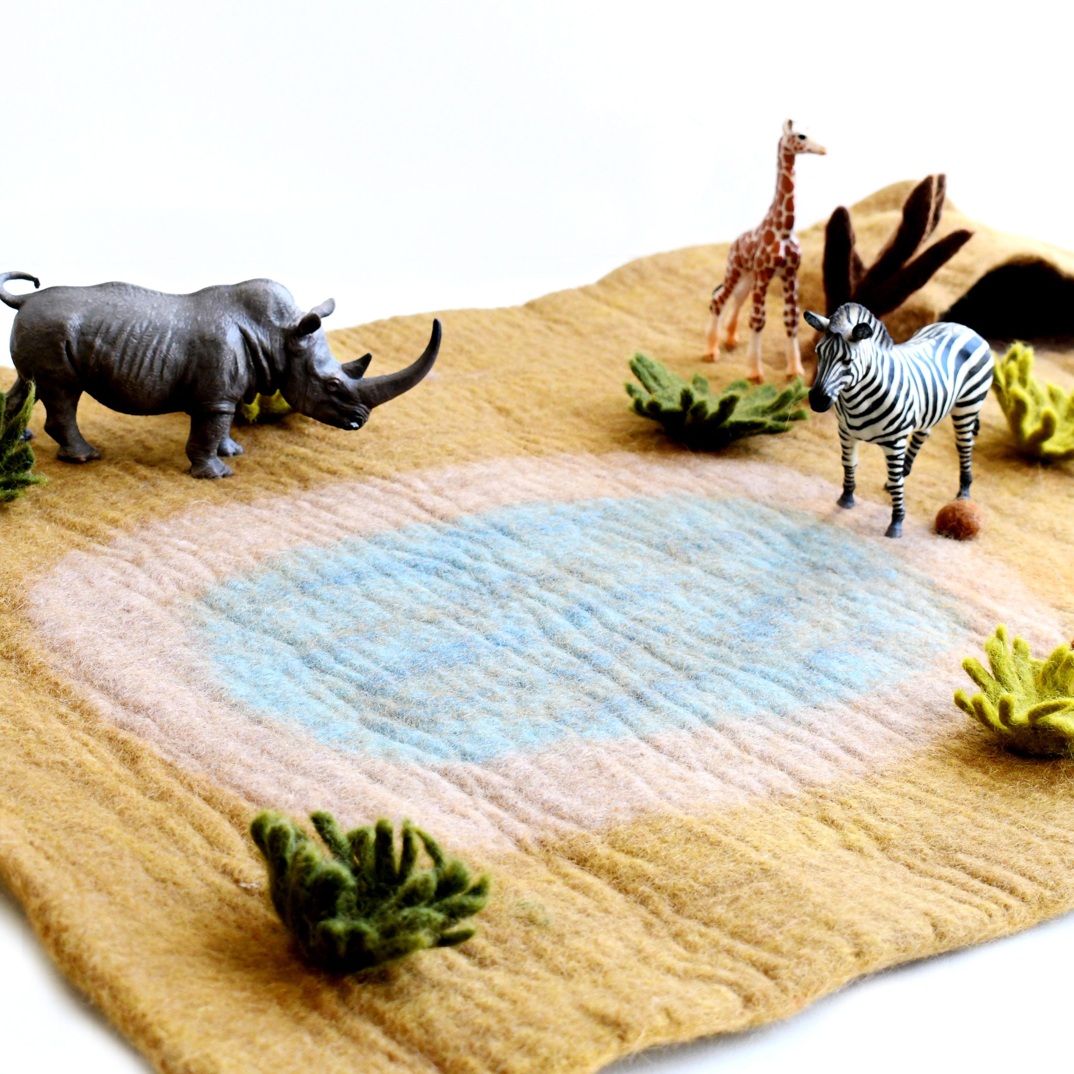 Large Safari Play Mat Playscape - Tara Treasures