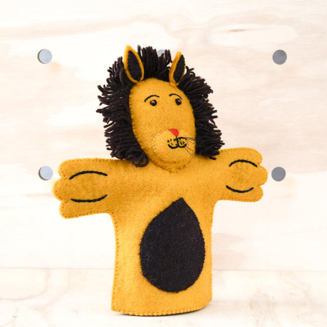 Hand Puppet - Lion - Tara Treasures