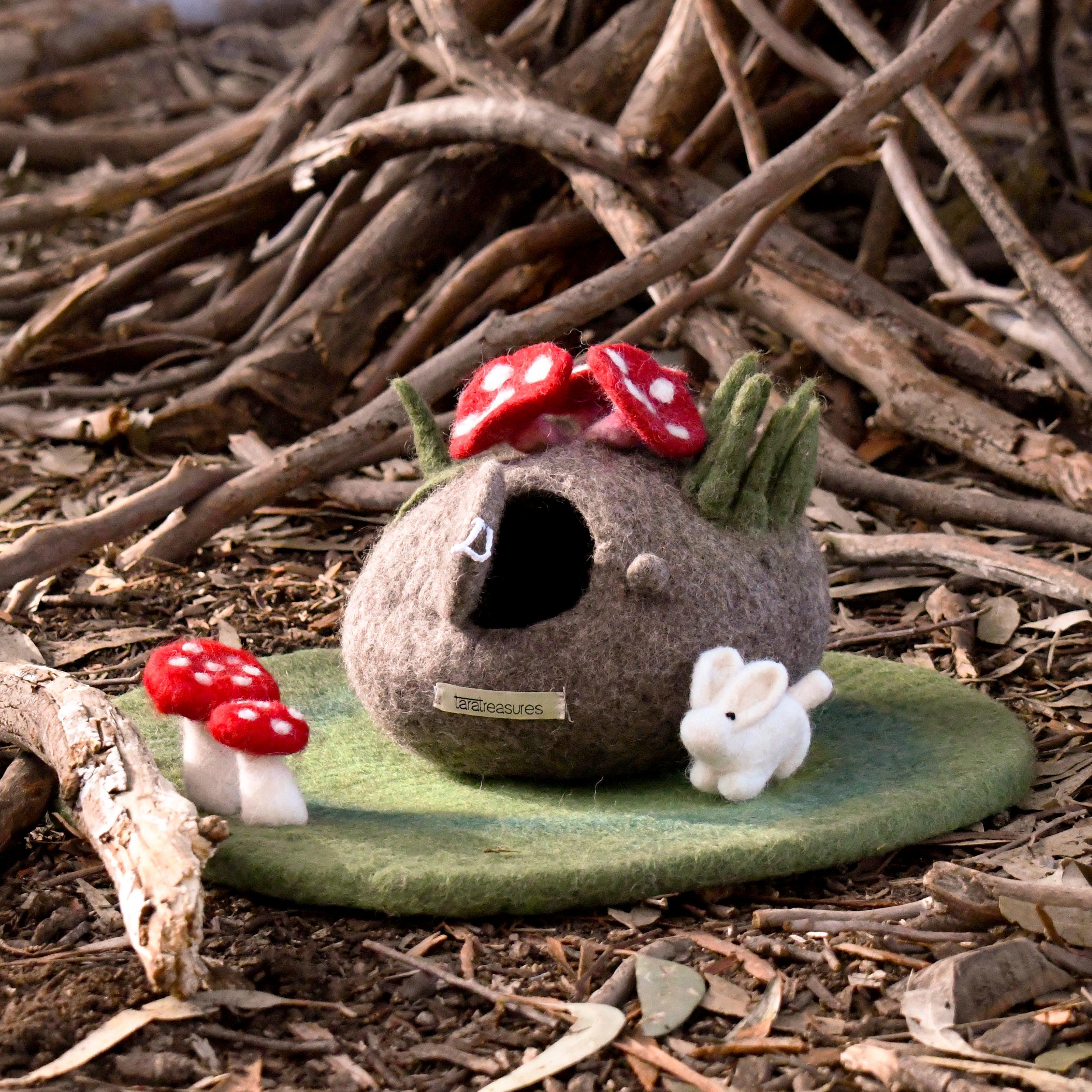 Toadstool Mushroom Play Mat Playscape - Tara Treasures