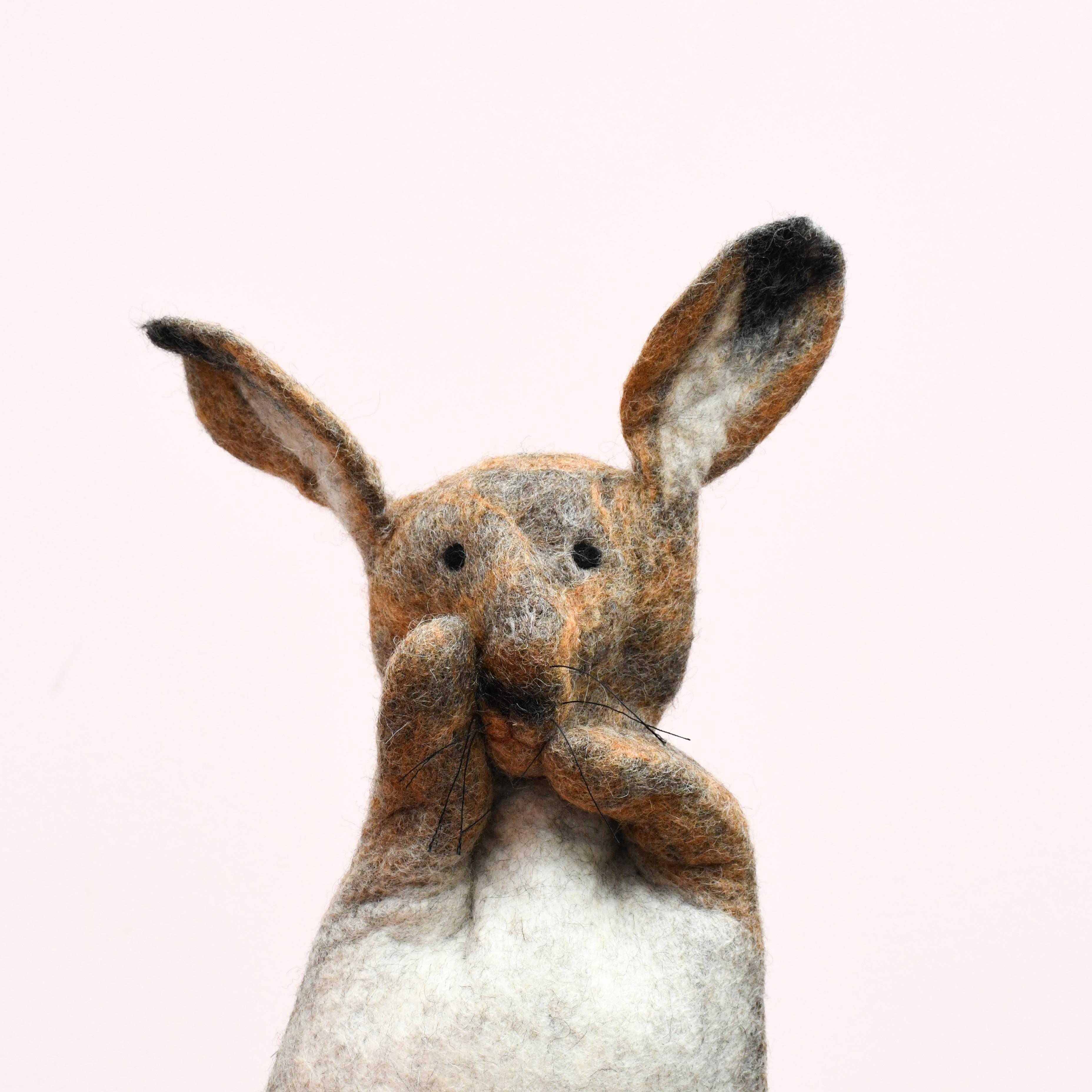 Hand Puppet - Brown Hare Rabbit - Tara Treasures