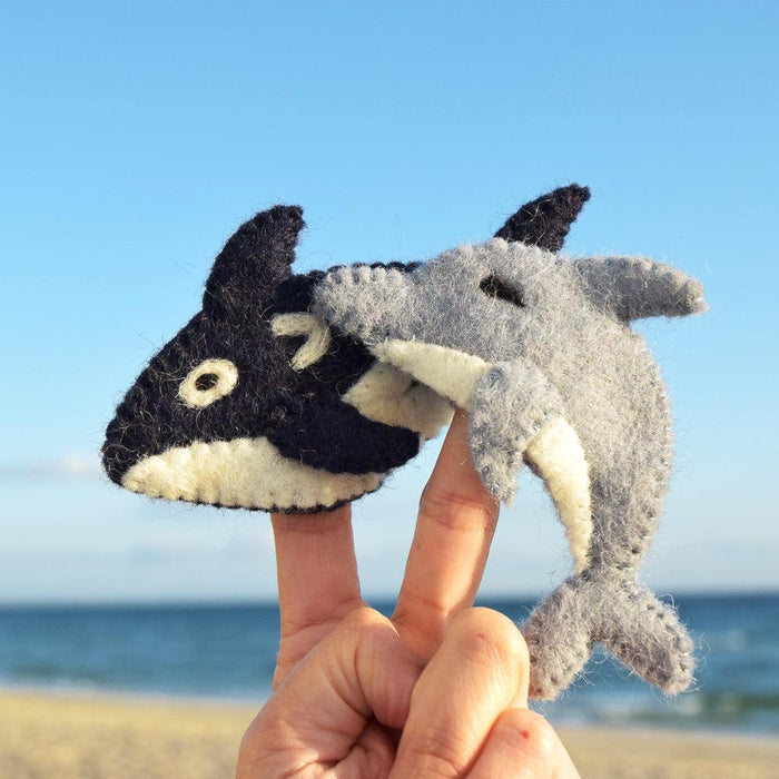 Ocean and Sea Creatures B, Finger 
Puppet Set main image 0