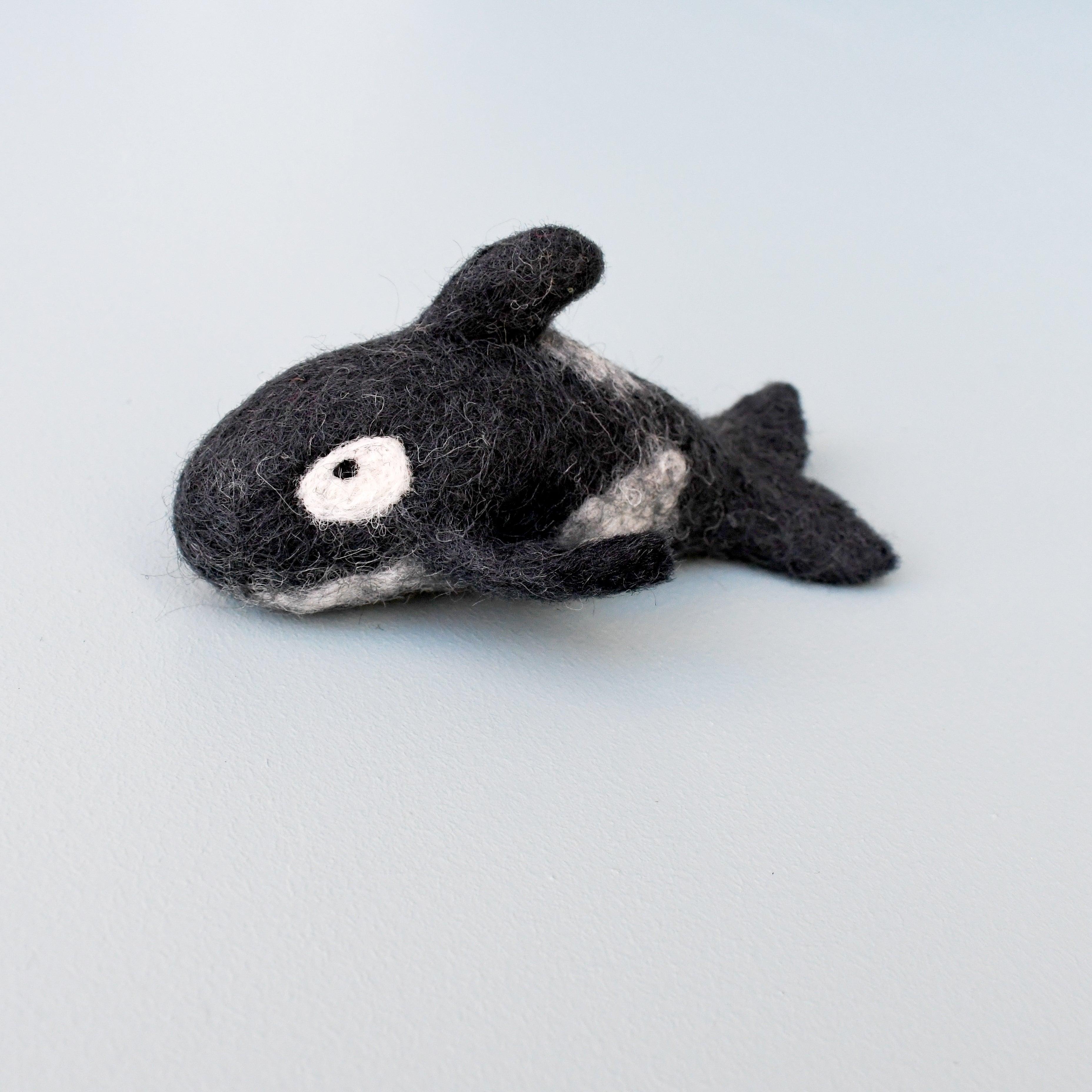 Felt Orca Killer Whale Toy - Tara Treasures