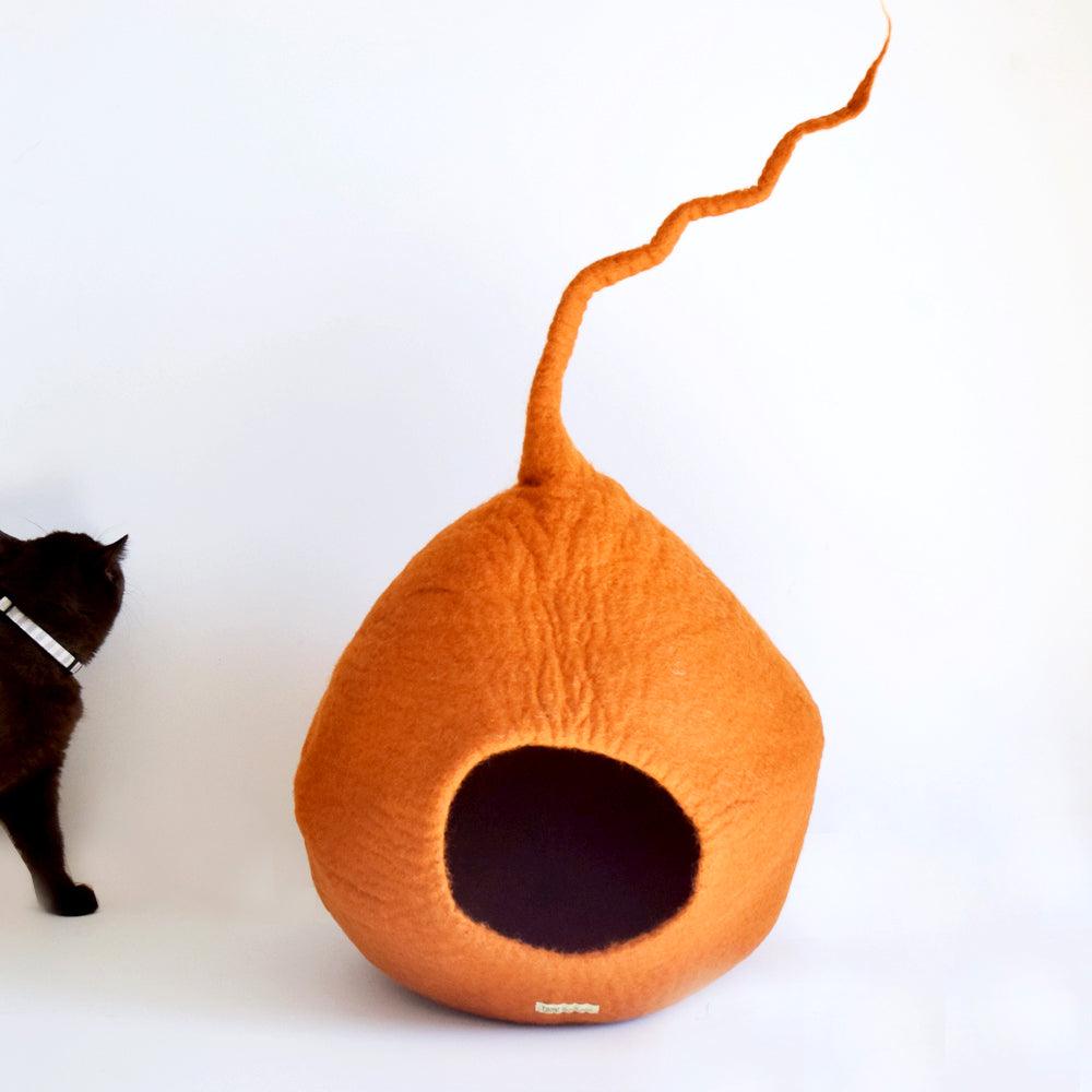 Cat Cave - Pod Burnt Orange - Tara Treasures