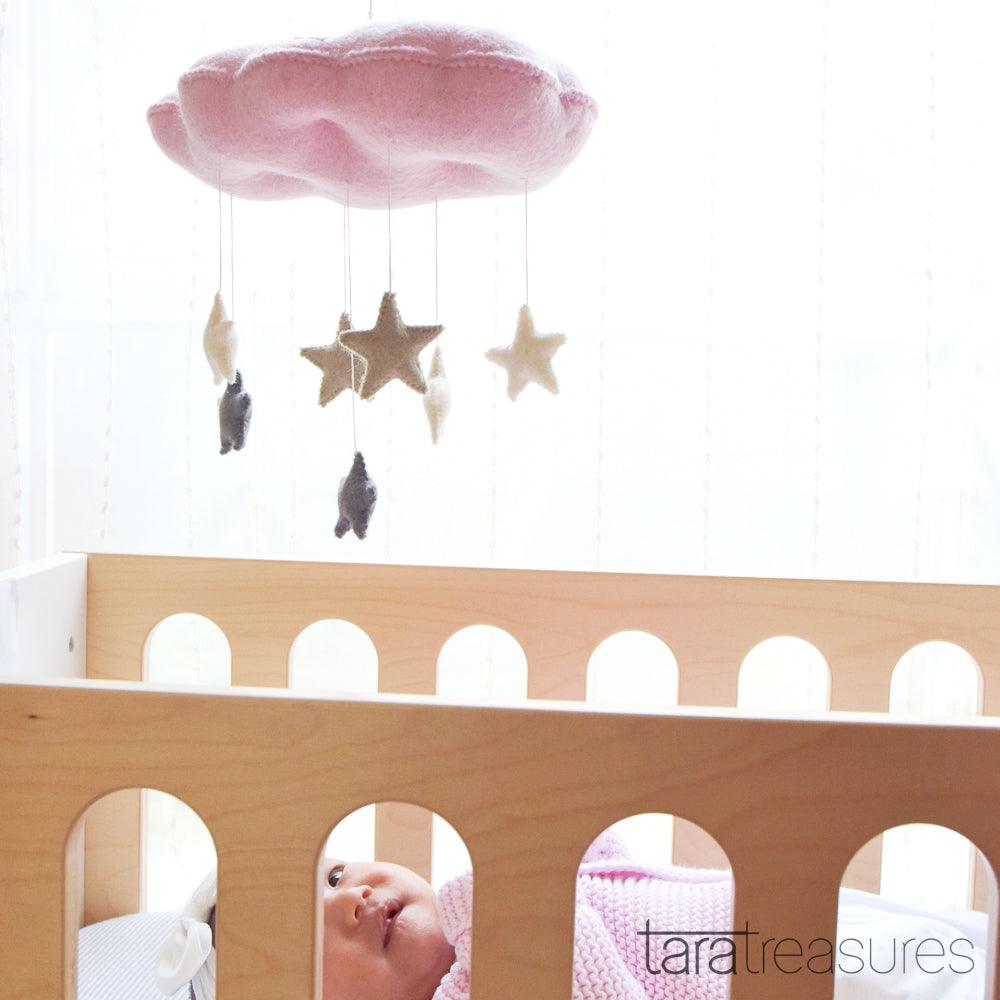 Pink nursery hot sale mobile